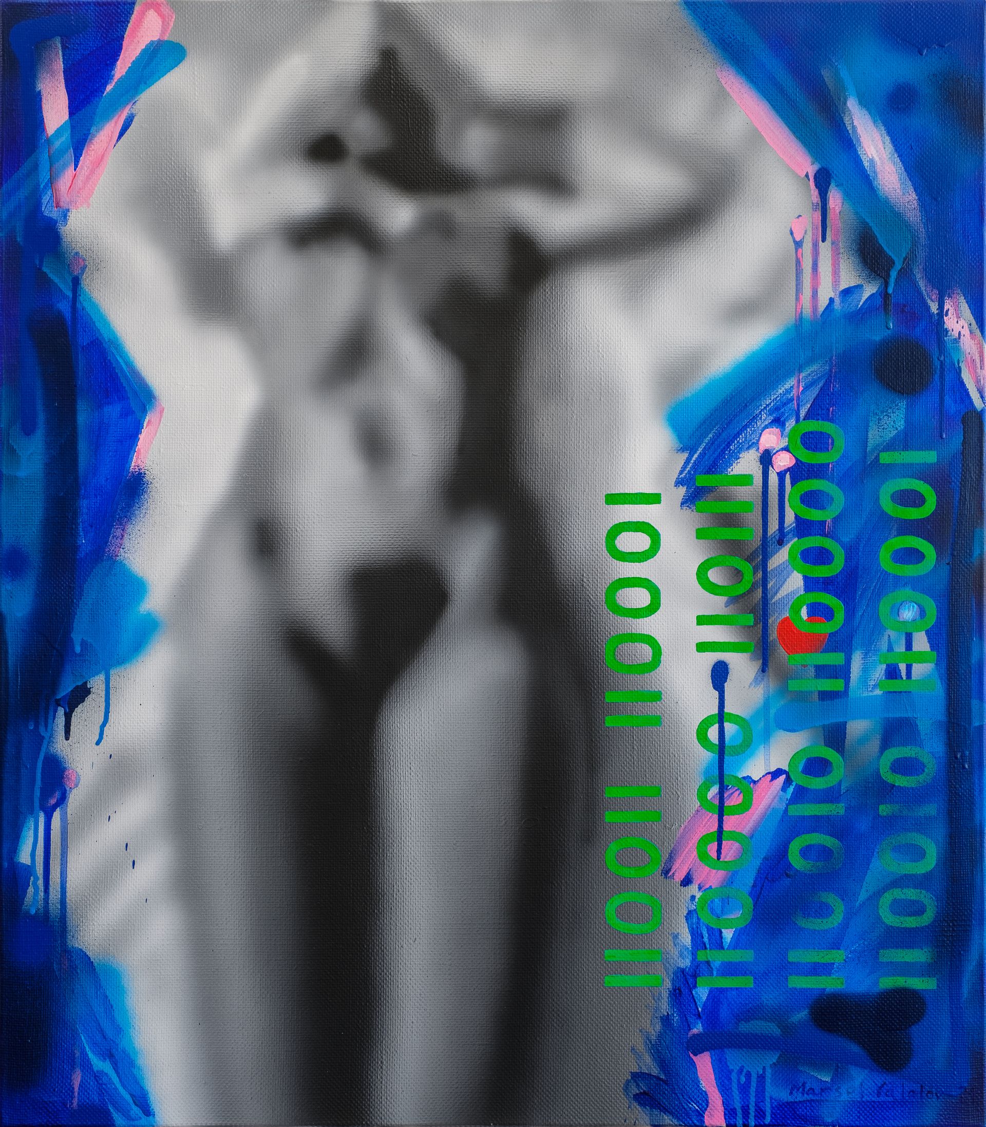 Марсель Ялалов (Картина, живопись - 
                  70 x 80 см) Blur 1