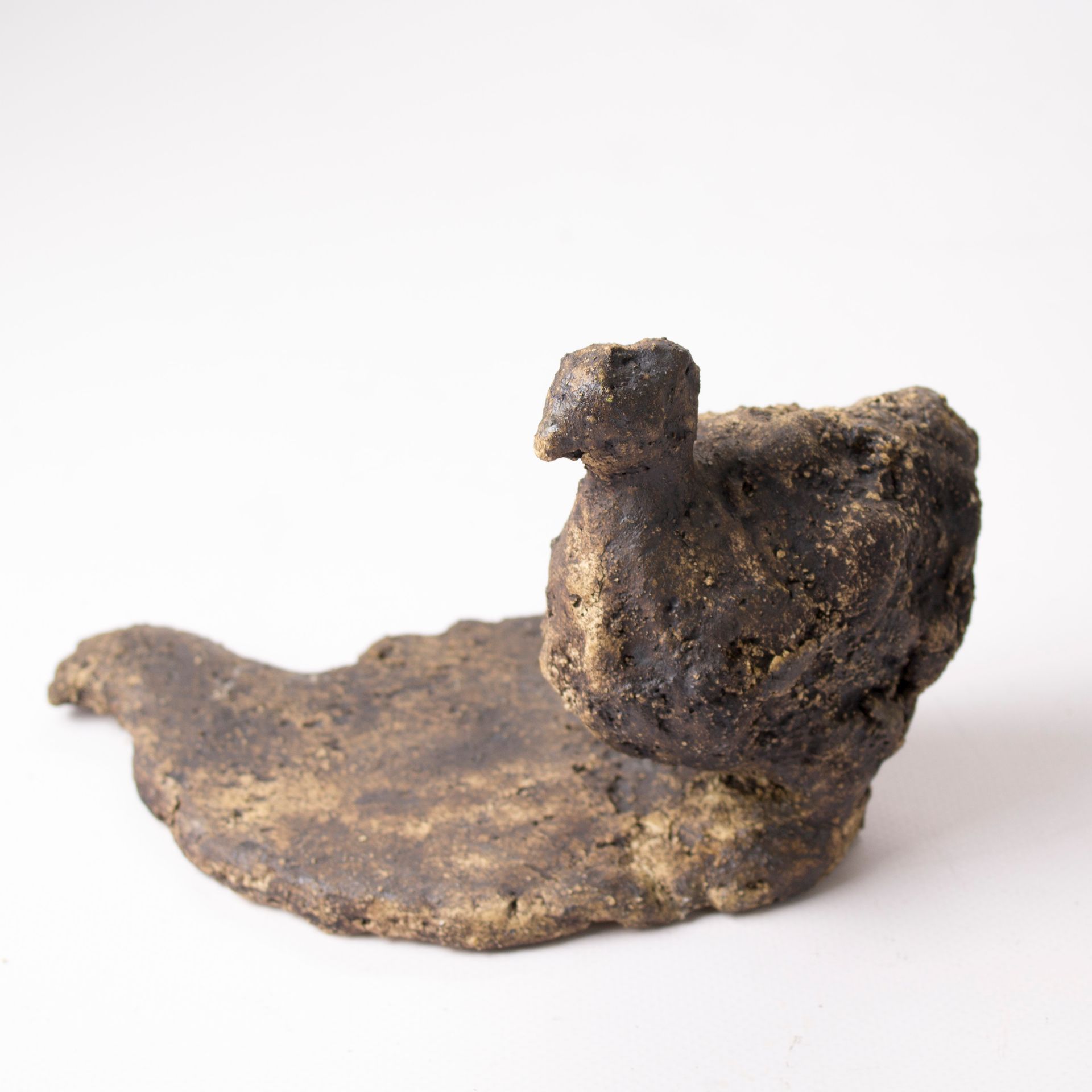 Анна Куняева (Скульптура - 
                  15 x 14 см) Черная курица