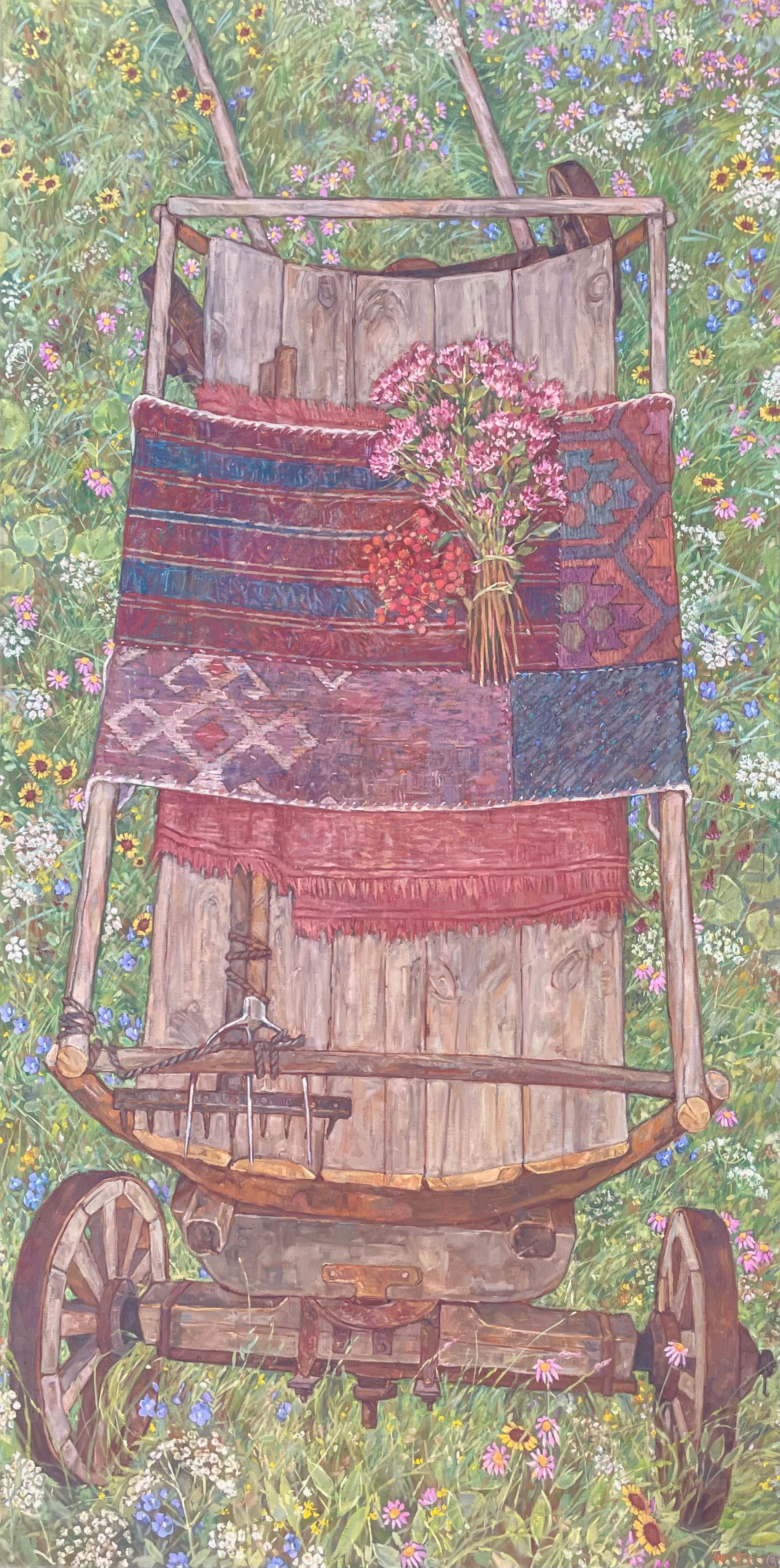 Залифа Хибатова (Картина, живопись - 
                  90 x 180 см) Отдых
