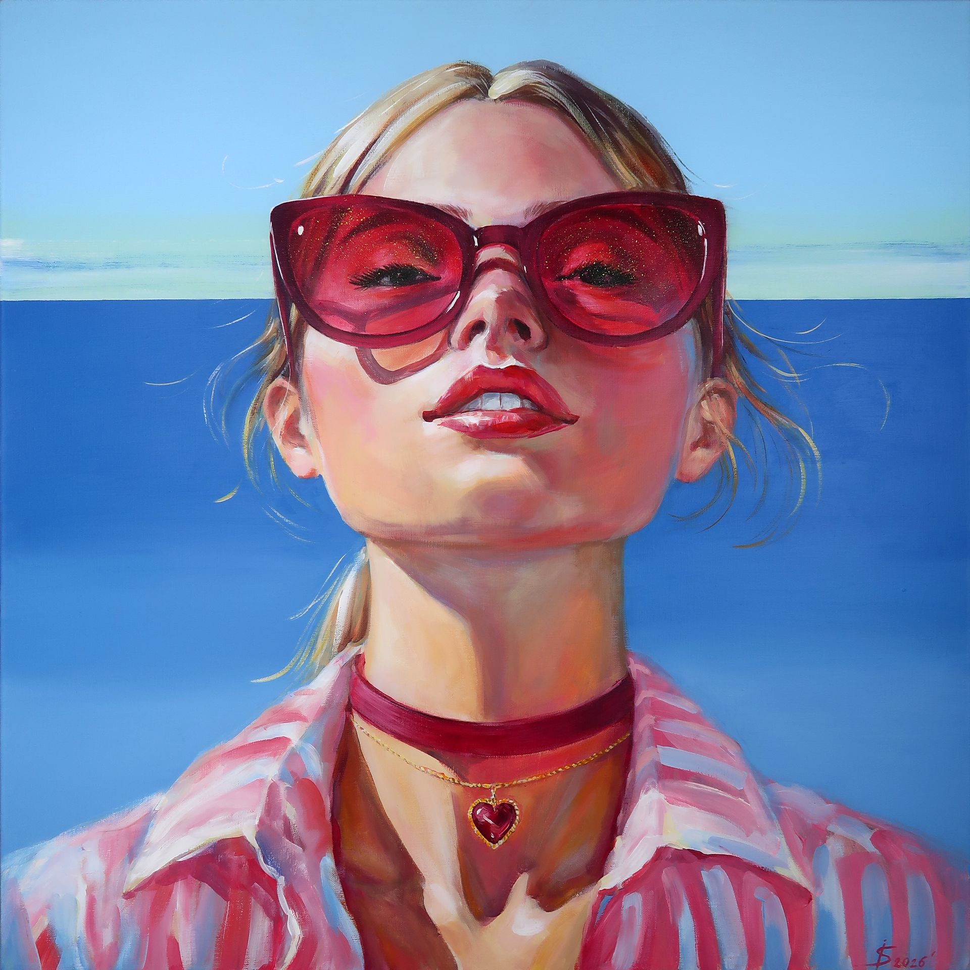 Светлана Искоских (Картина, живопись - 
                  80 x 80 см) Вдохновение лета