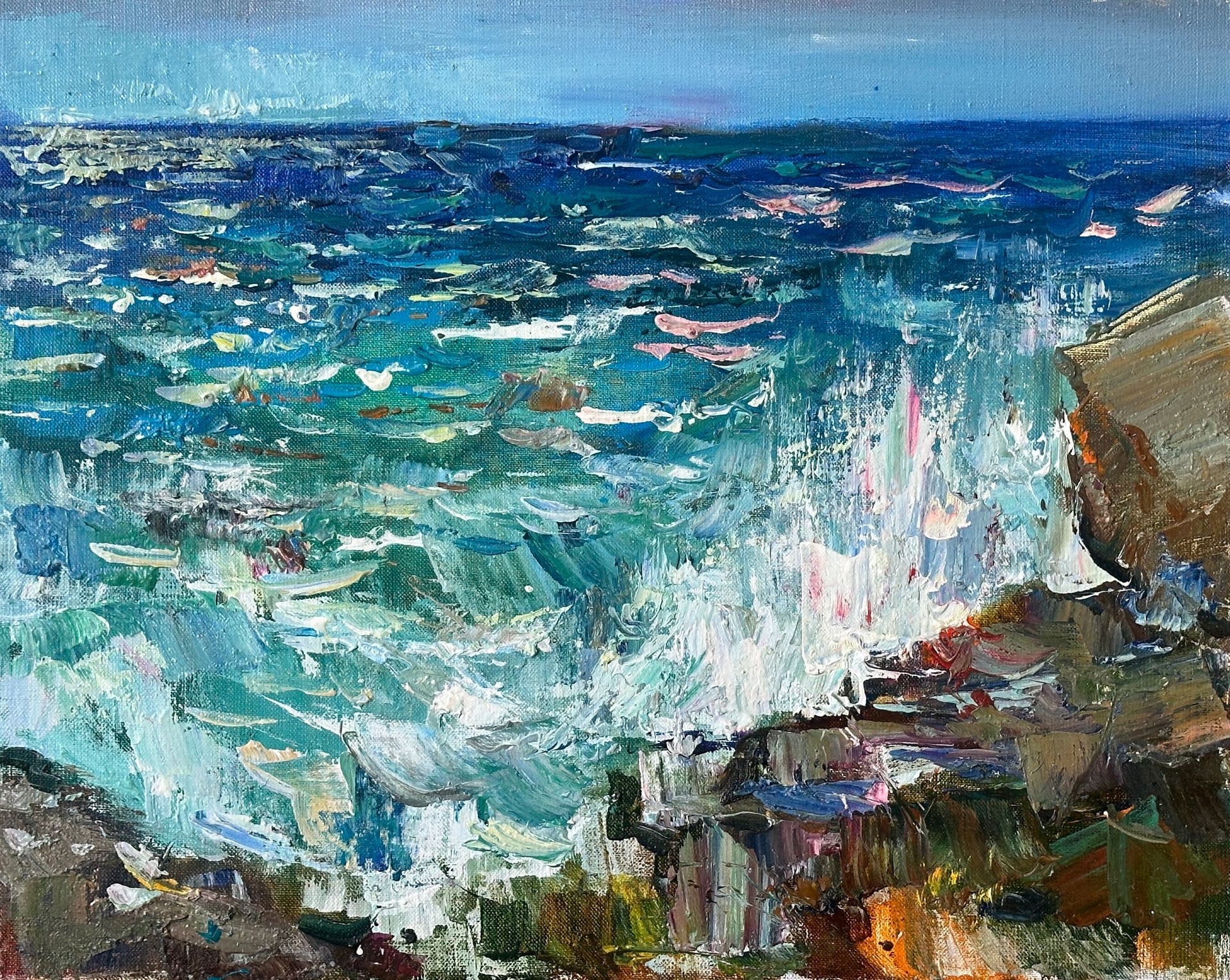 Илья Хахарев (Картина, живопись - 
                  50 x 40 см) Солнечный день