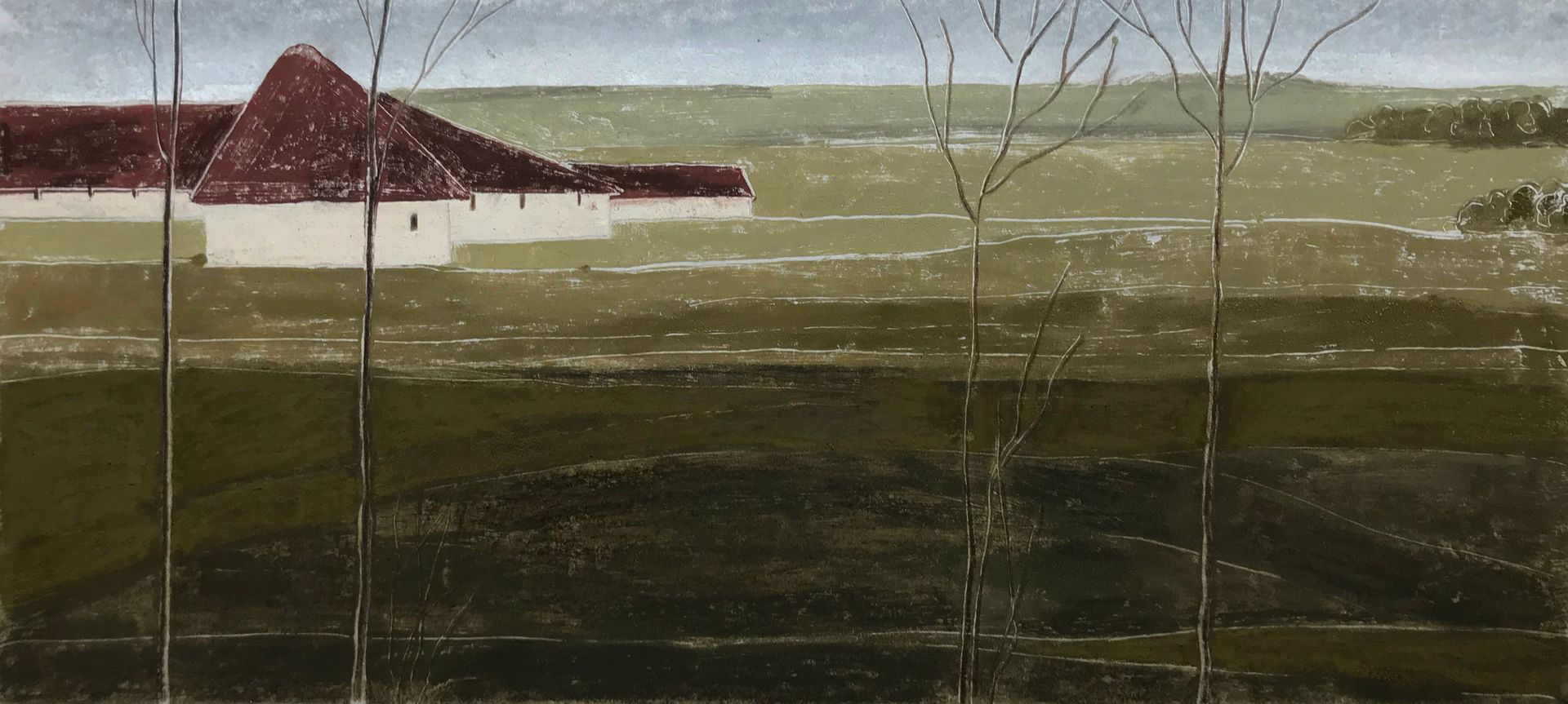 Мария Стадник (Графика печатная - 
                  63 x 47 см) Landscape 8.9