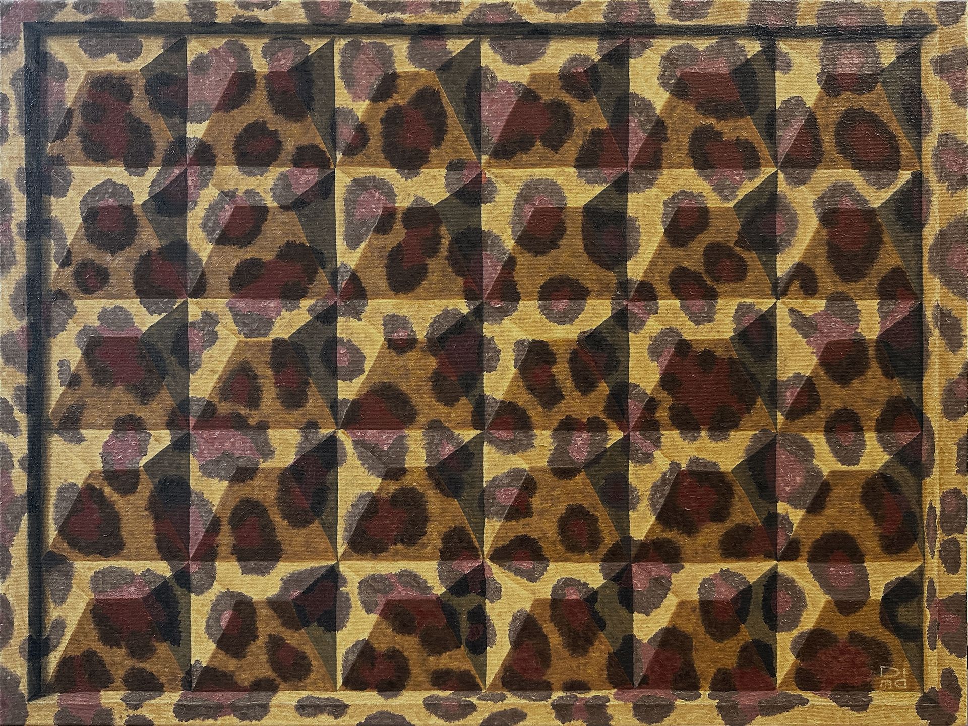 Дима Смольянинов (Картина, живопись - 
                  80 x 60 см) Concrete fence #2