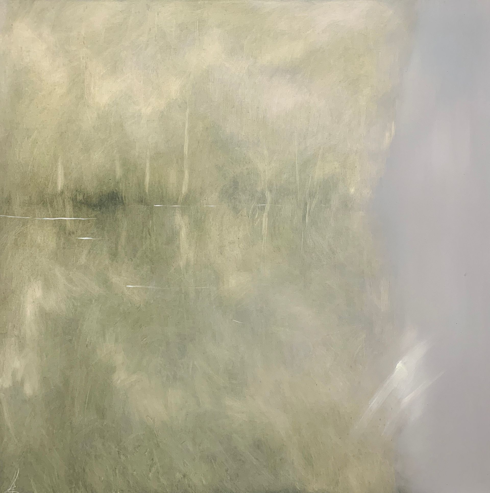 Анастасия Попова (Картина, живопись - 
                  100 x 100 см) Туманные времена