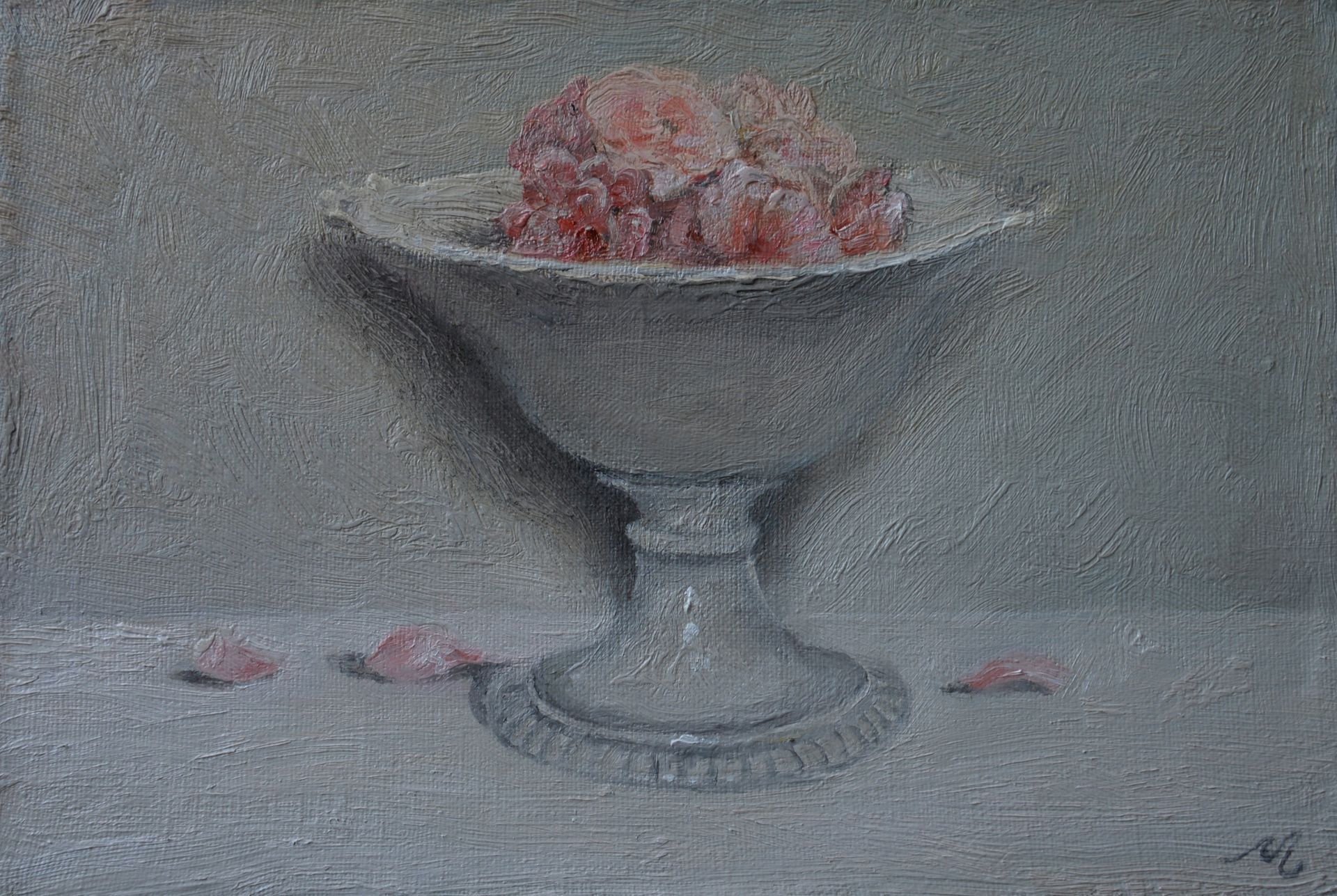 Ольга Менжилий (Картина, живопись - 
                  30 x 20 см) Чаша-2