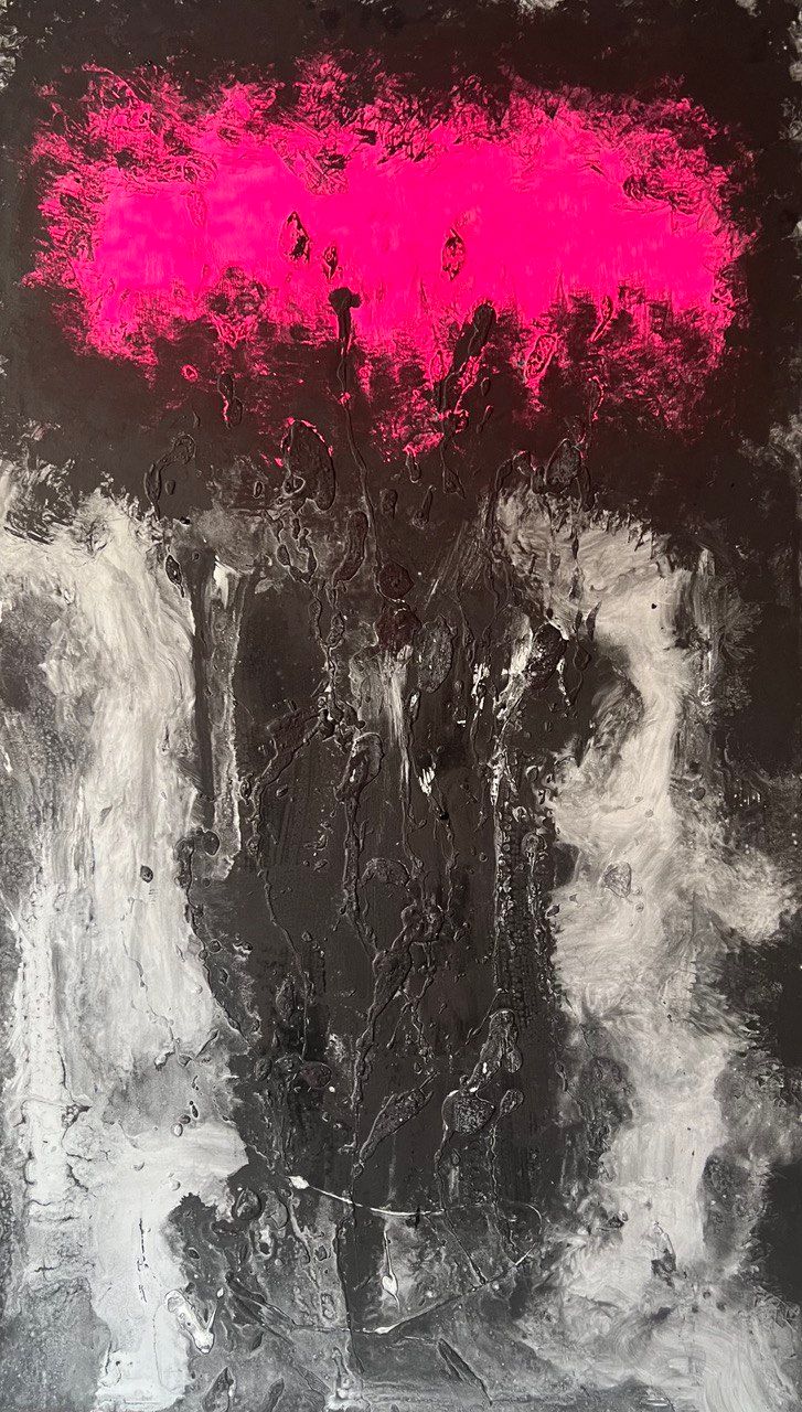 Андрей Байков (Картина, живопись - 
                  80 x 140 см) Ядовитое розовое