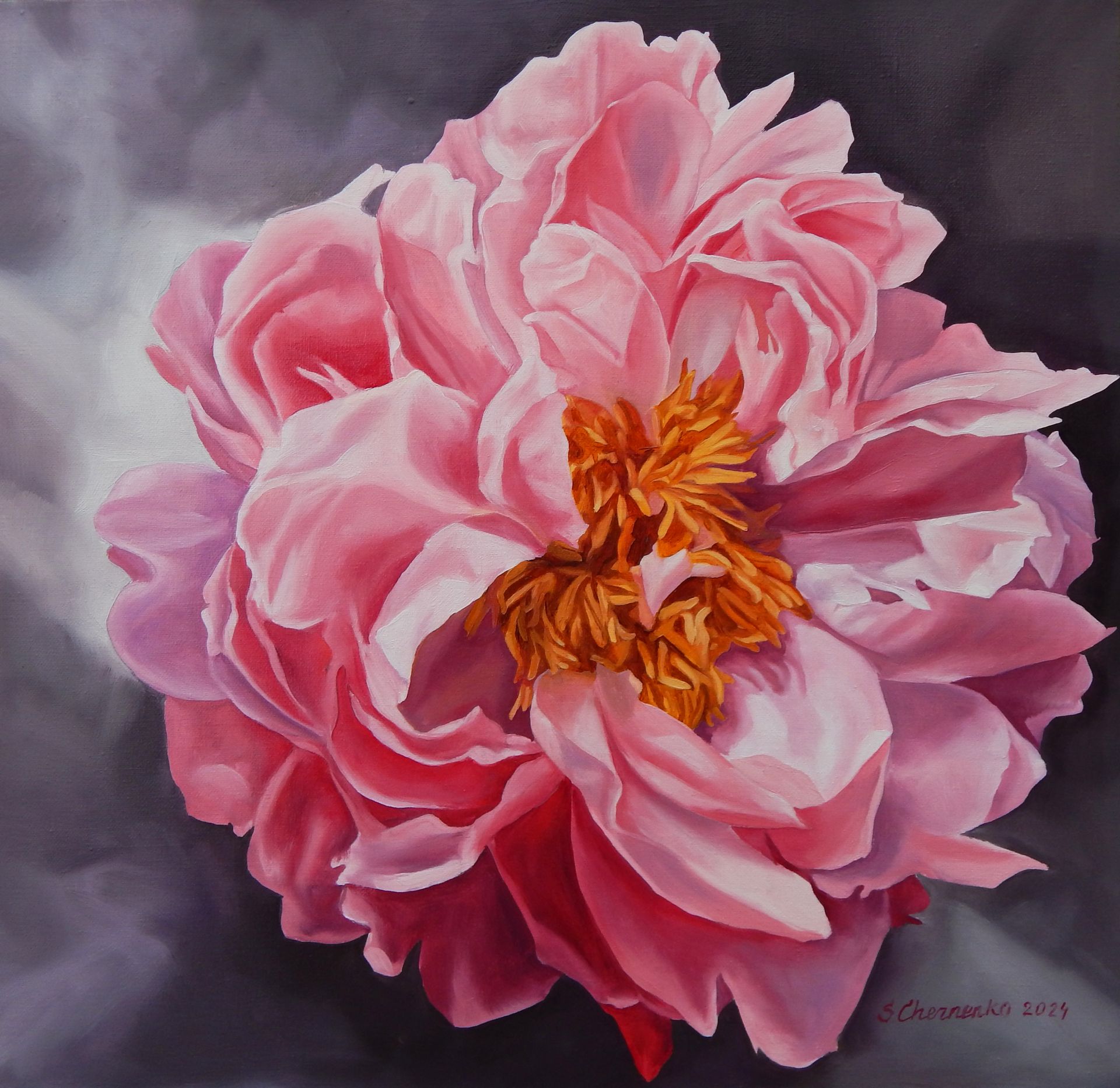Светлана Черненко (Картина, живопись - 
                  50 x 50 см) Симфония