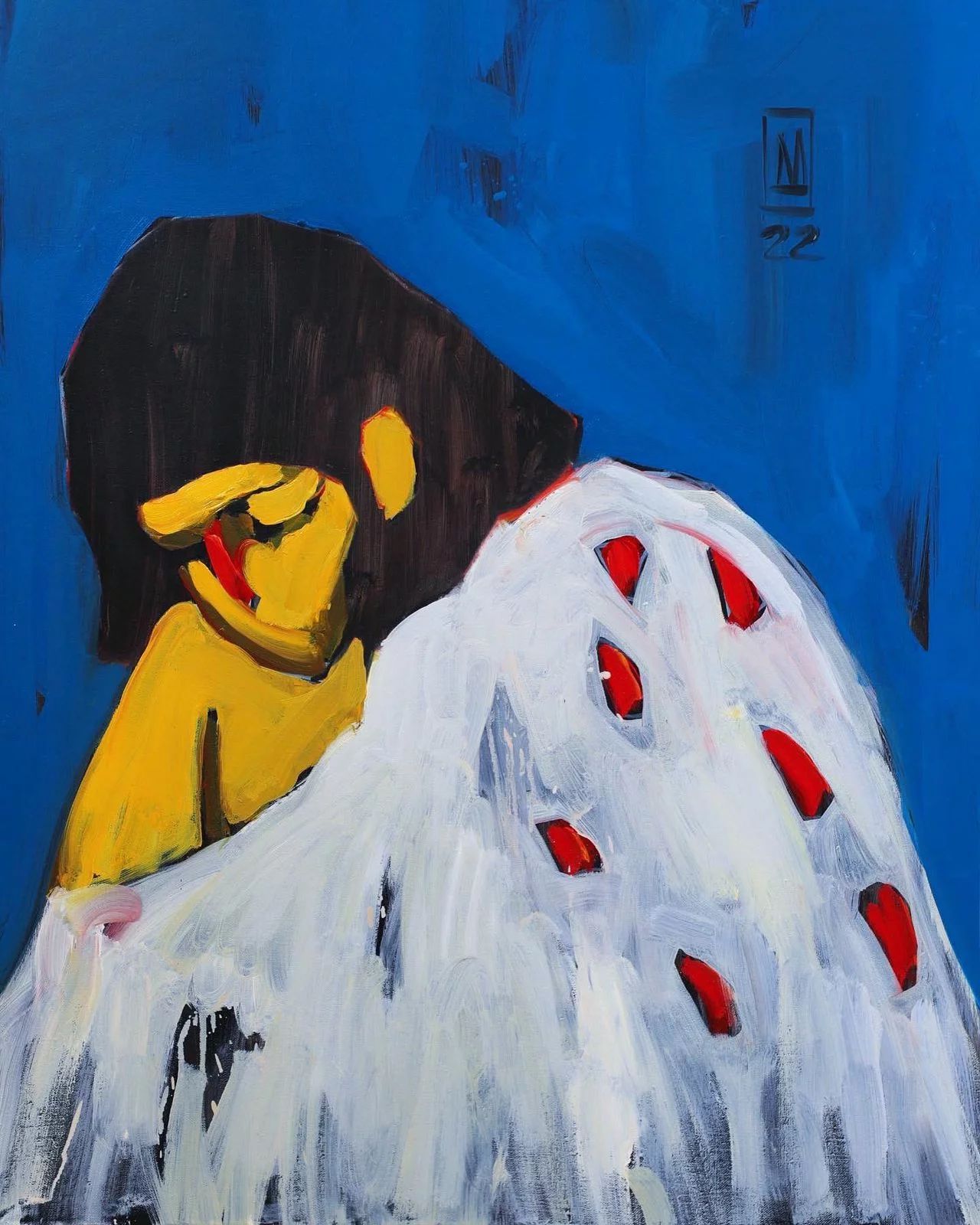Анастасия Даниленко (Картина, живопись - 
                  70 x 90 см) Скованный
