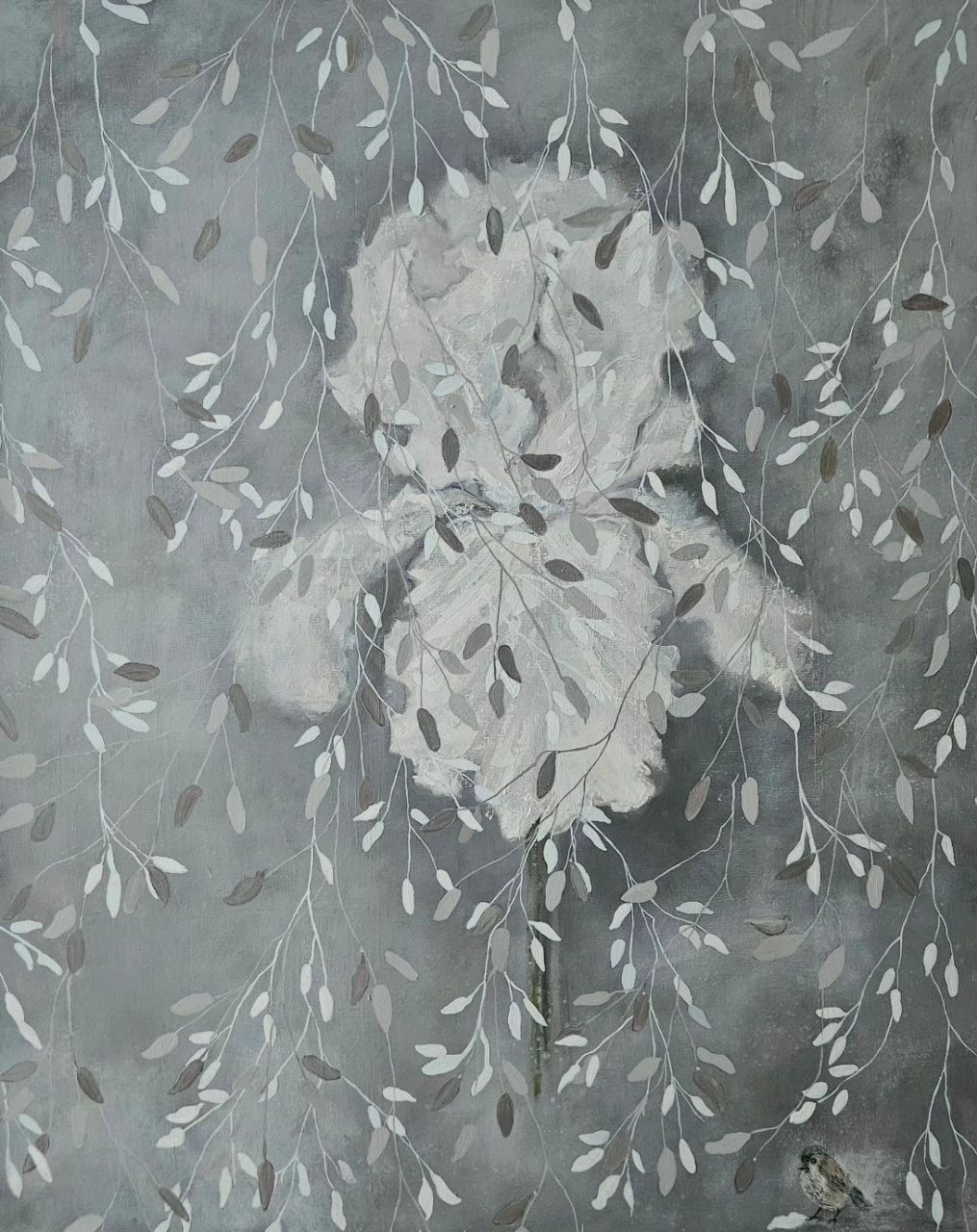 Людмила Пономарева (Картина, живопись - 
                  80 x 100 см) Ирис за...