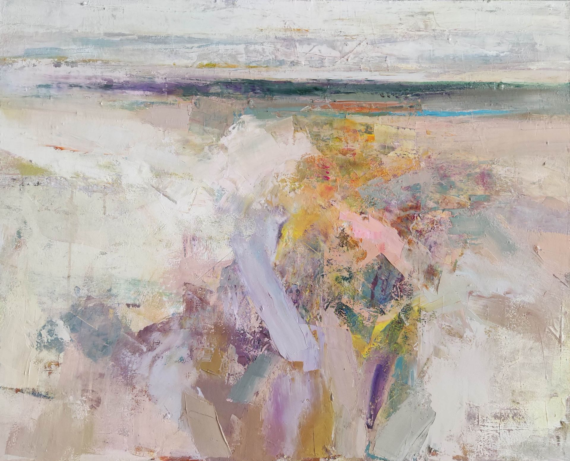 Виктория Шворень (Картина, живопись - 
                  100 x 80 см) Сухоцвет