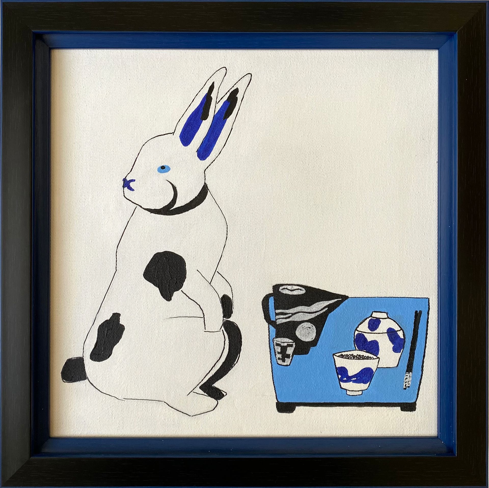 Аня Кармалита (Картина, живопись - 
                  35 x 35 см) 12. Rabbit