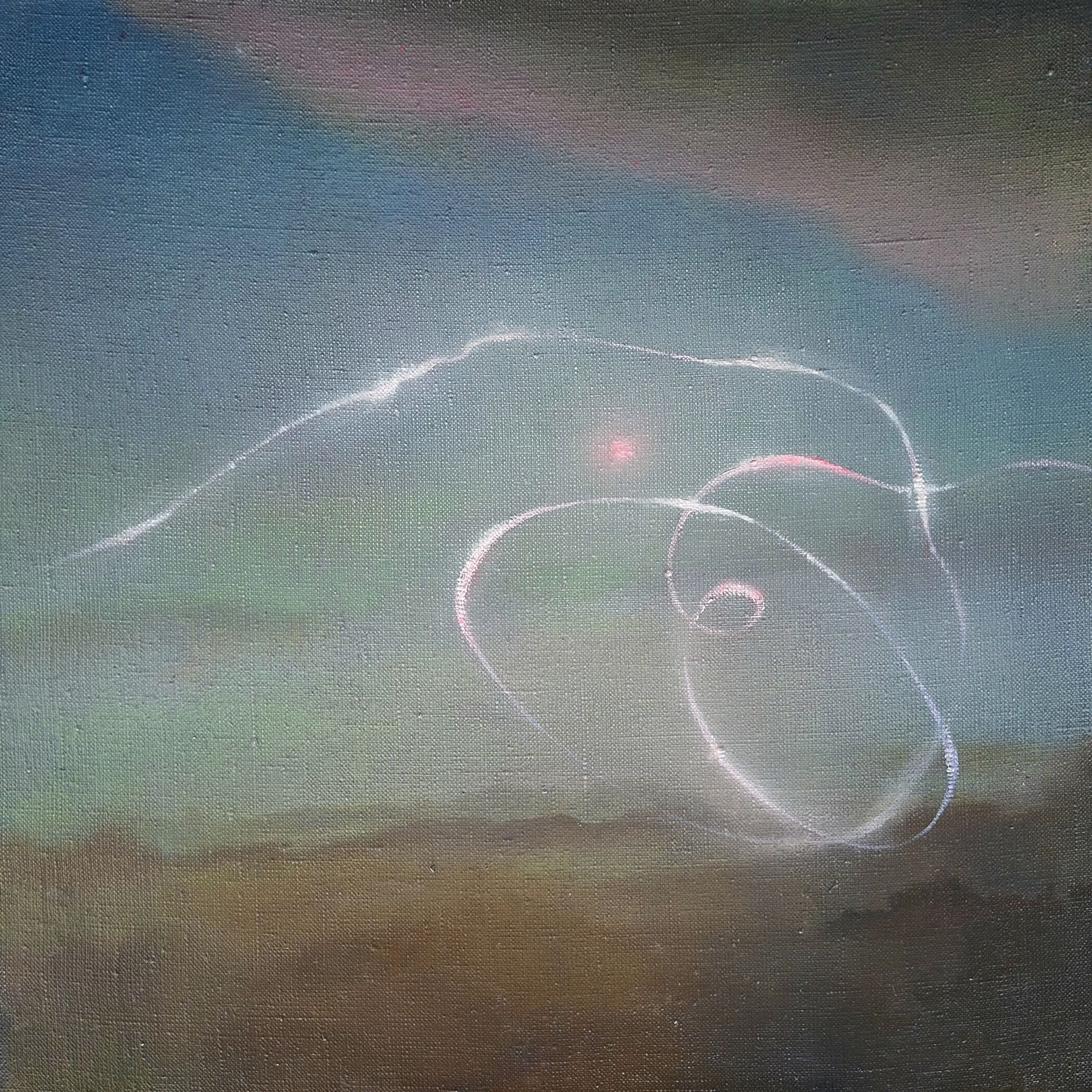 Ева Аракчеева (Картина, живопись - 
                  40 x 40 см) Полет белой птицы