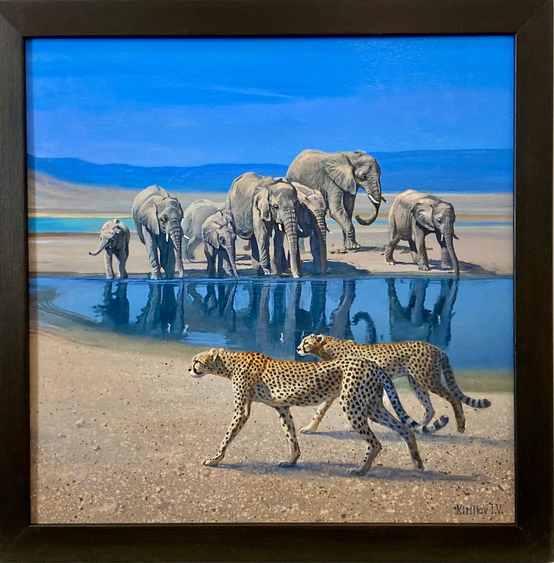 Игорь Кириллов (Картина, живопись - 
                  51 x 51 см) Оазис