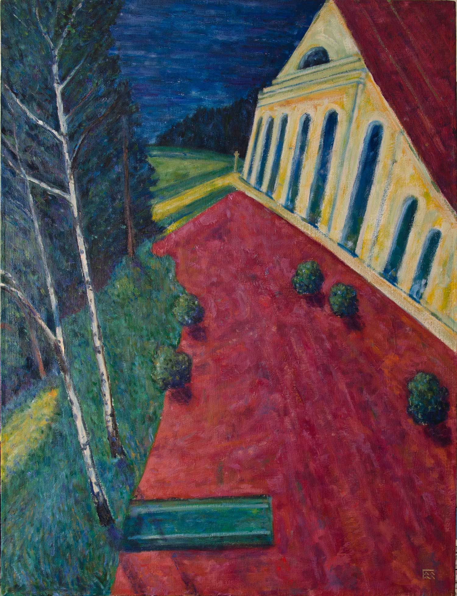 Александр Галяцкий (Картина, живопись - 
                  60 x 80 см) Тайны ночи