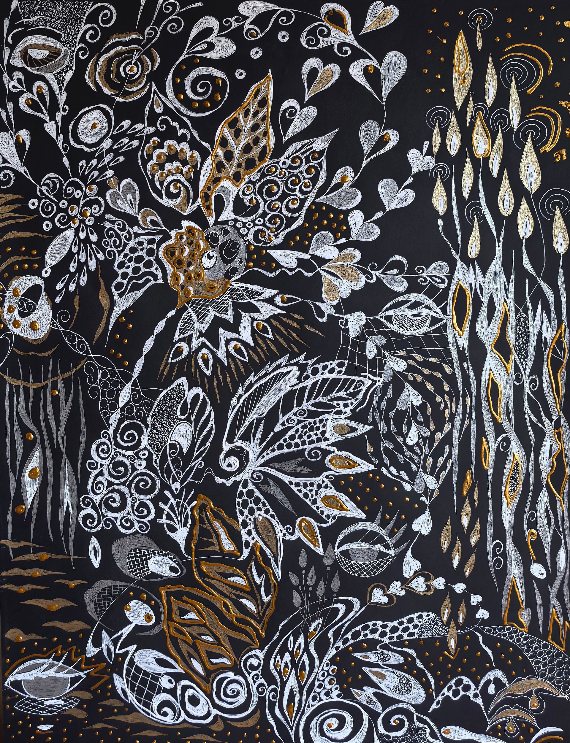 Ирина Шумская (Авторская графика - 
                  50 x 70 см) Сияние тишины