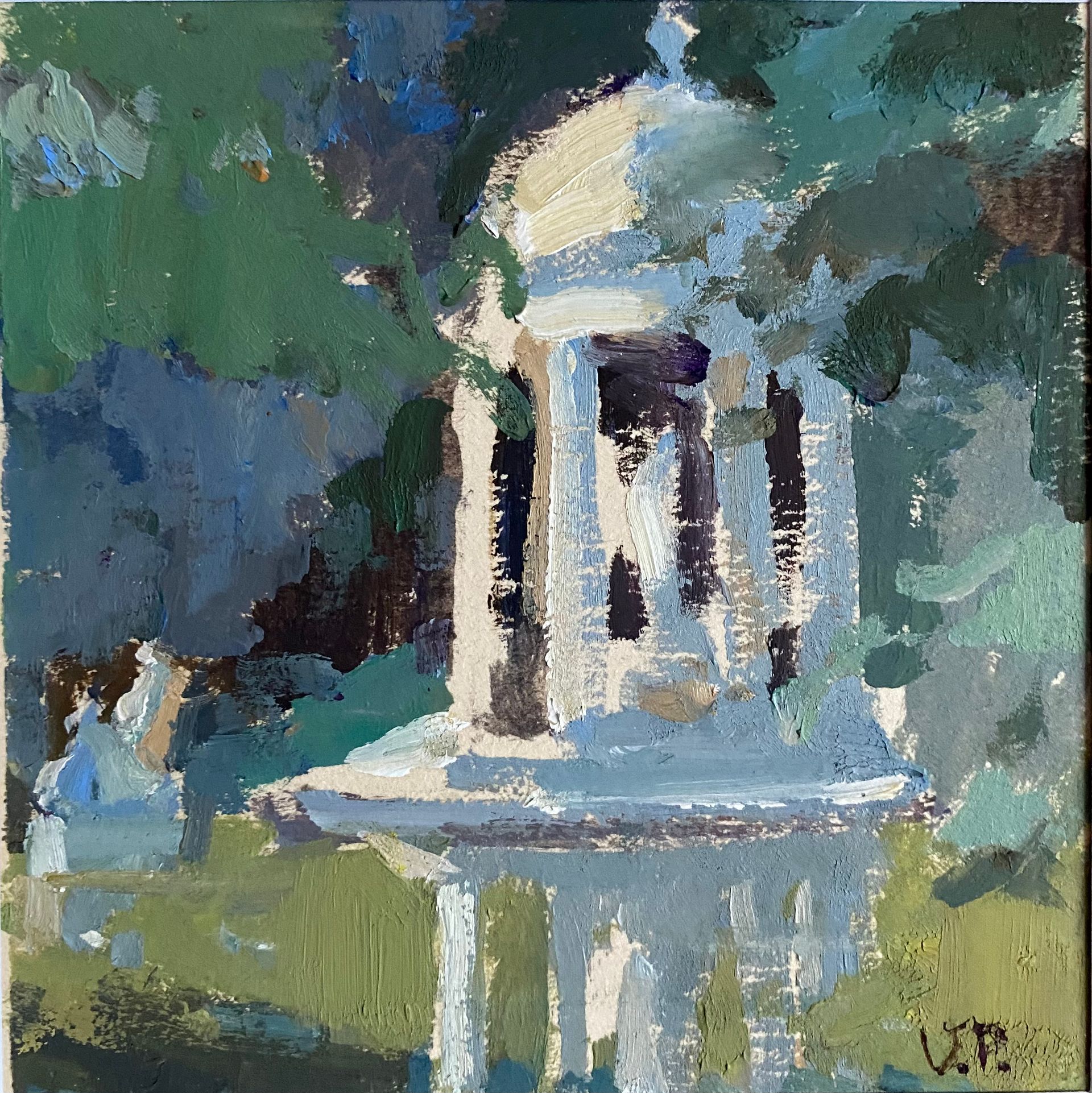 Валерия Привалихина (Авторская графика - 
                  10.5 x 10.5 см) Villa Durazzo Pallavicini