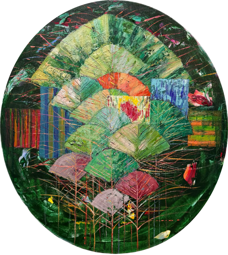 Санжар Джаббаров (Картина, живопись - 
                  90 x 100 см) Пейзаж