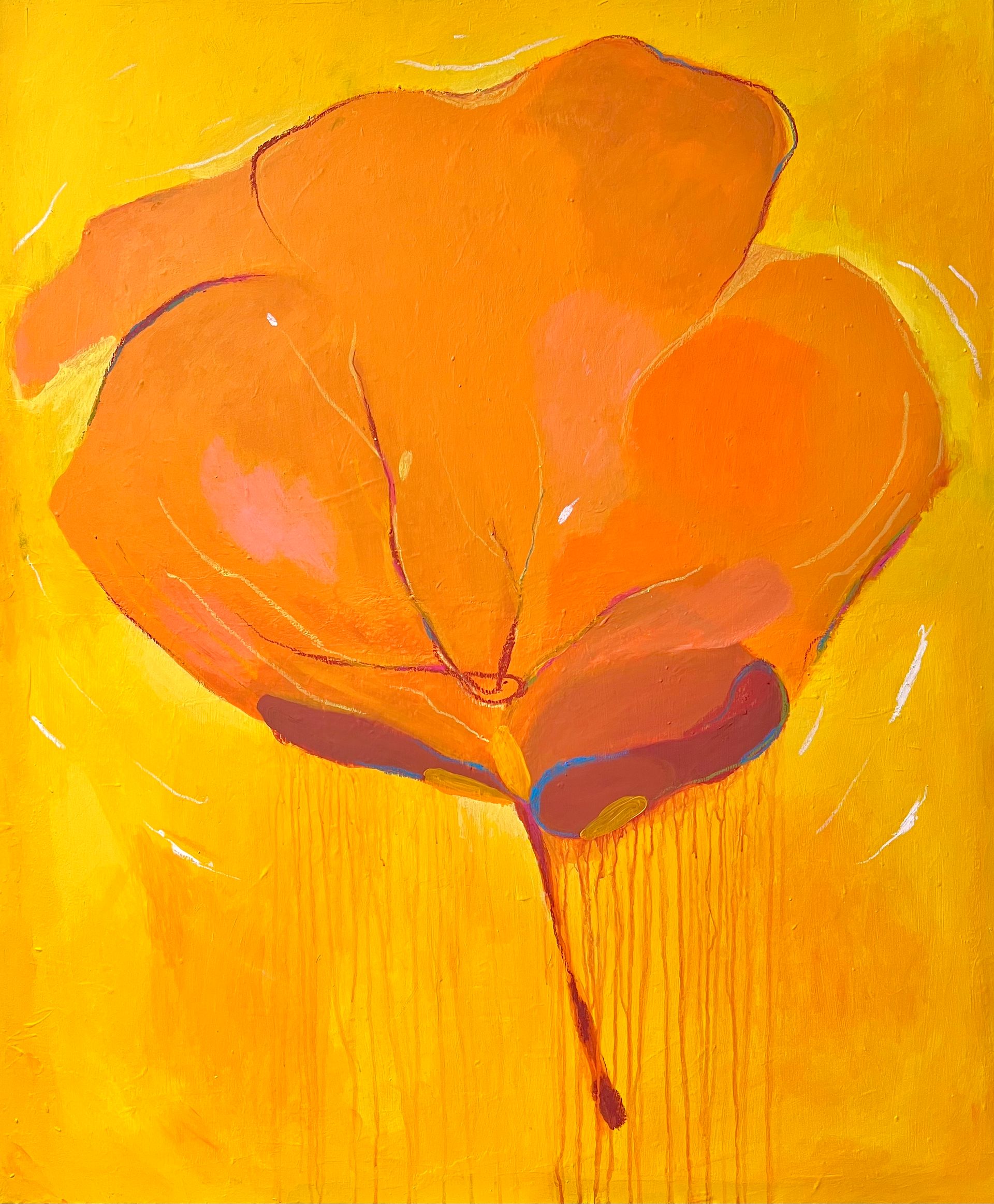 Анна Ганина (Картина, живопись - 
                  100 x 120 см) Yellow