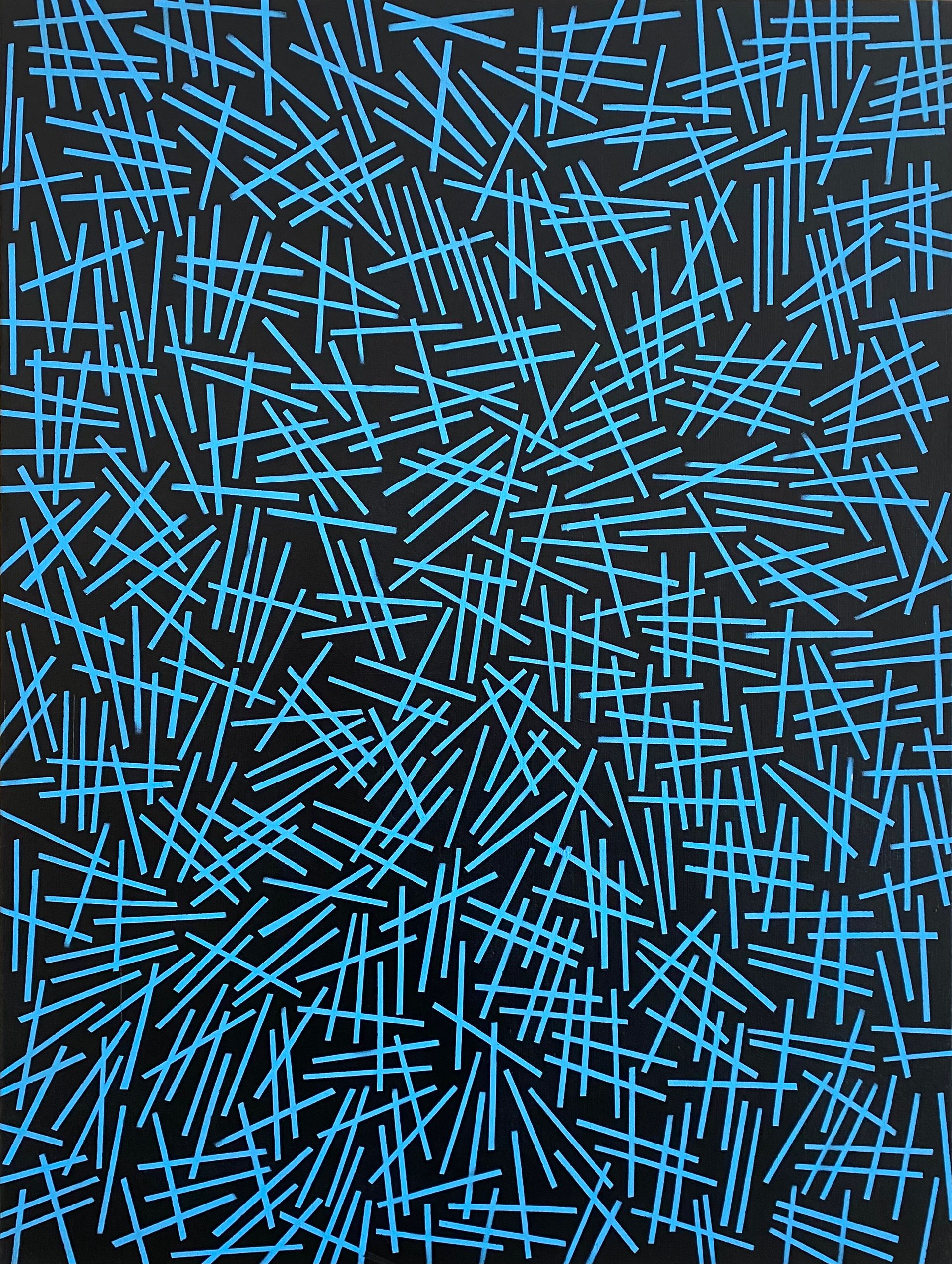 Юрий Ростиславский (Картина, живопись - 
                  60 x 80 см) Движение частиц