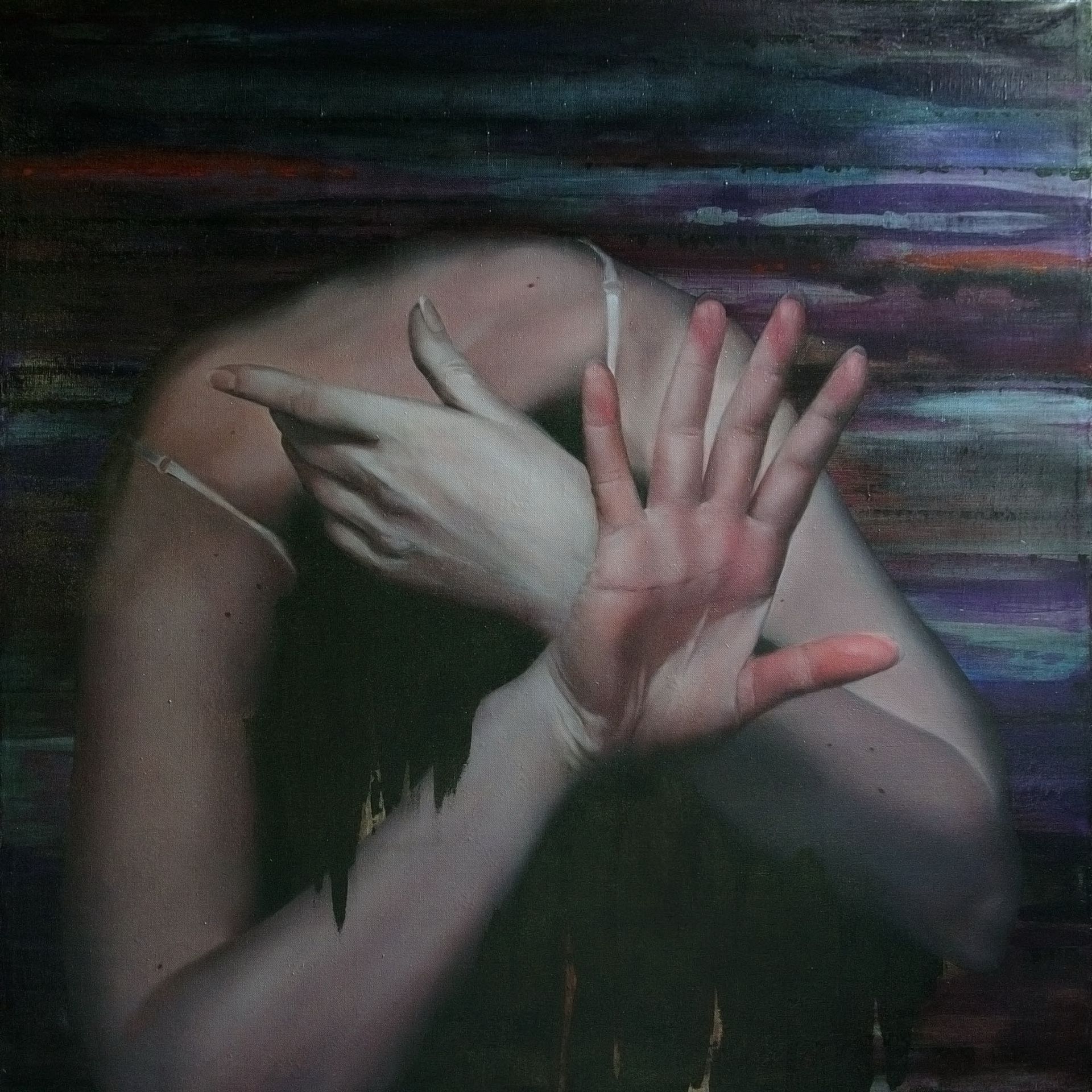 Катерина Бородавченко (Картина, живопись - 
                  150 x 150 см) Без названия