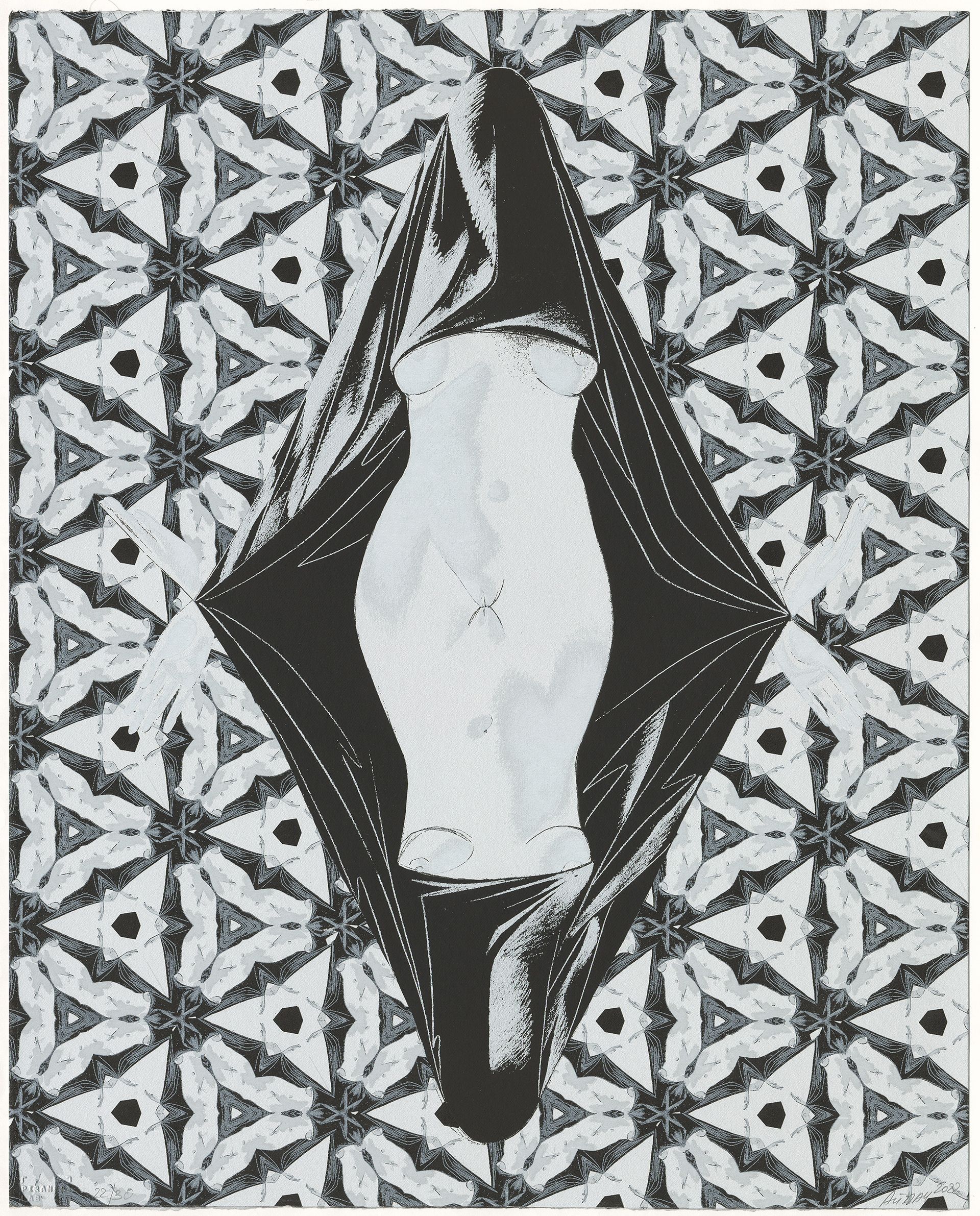 Айдан Салахова (Графика печатная - 
                  50 x 62 см) IV