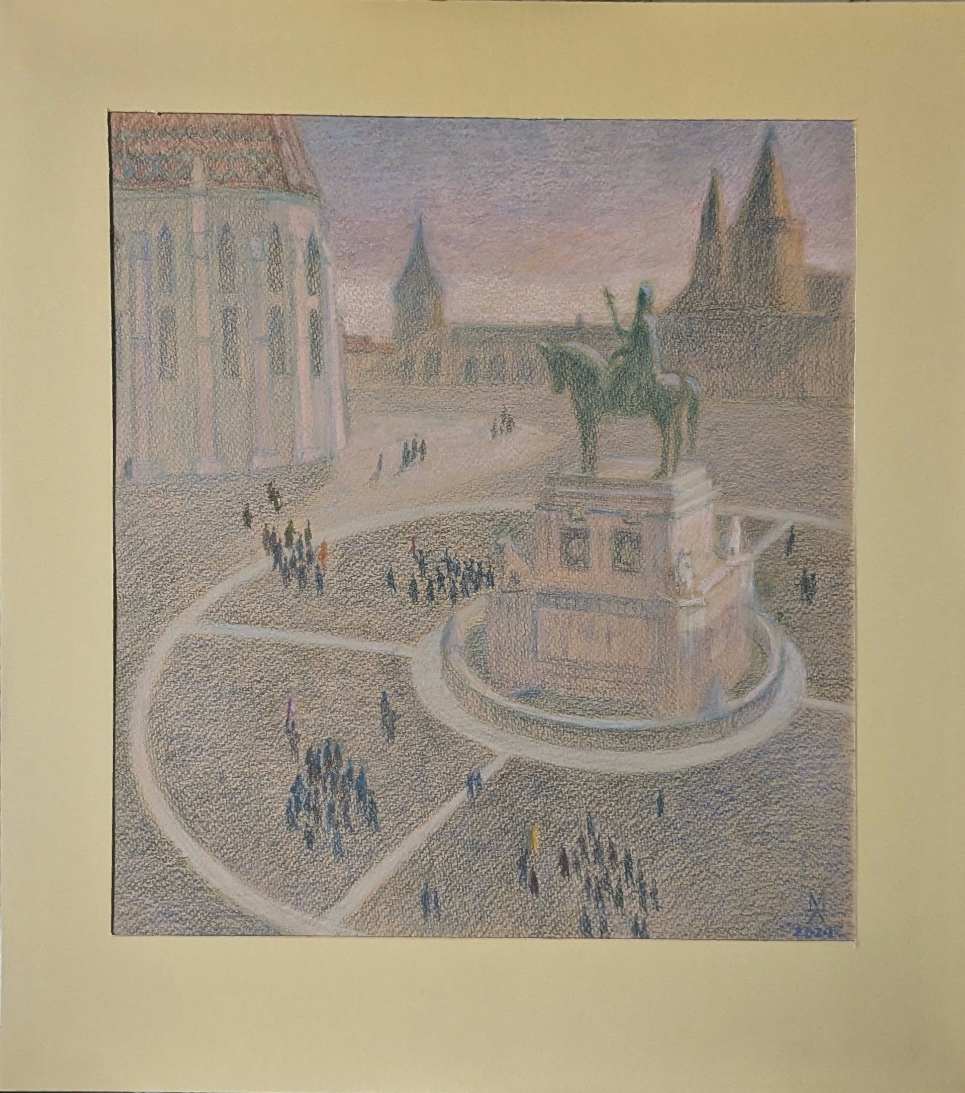 Екатерина Маланьина (Авторская графика - 
                  42 x 47 см) Предводитель