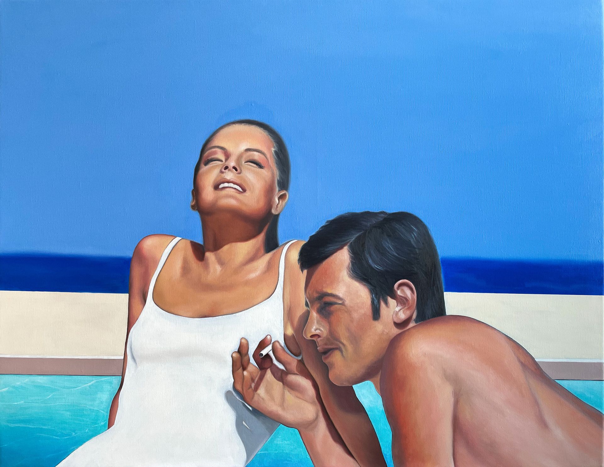 Елена Курочко (Картина, живопись - 
                  90 x 70 см) Роми и Алан