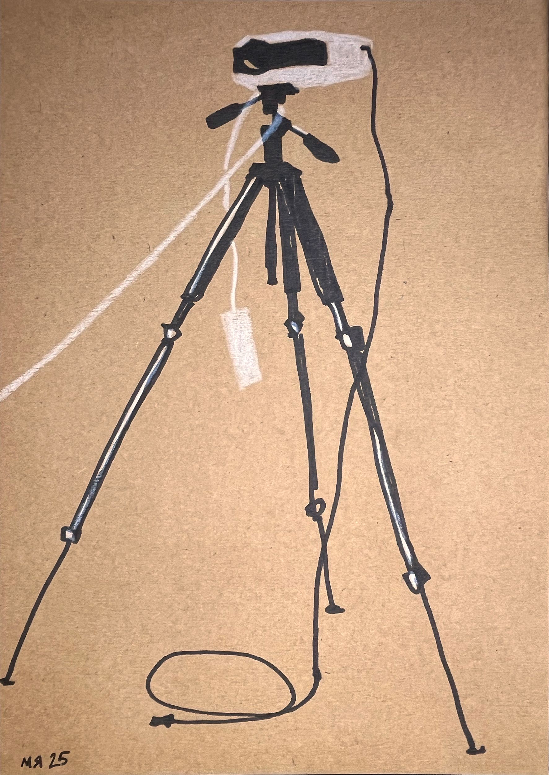 Марсель Ялалов (Авторская графика - 
                  32 x 42 см) Проектор