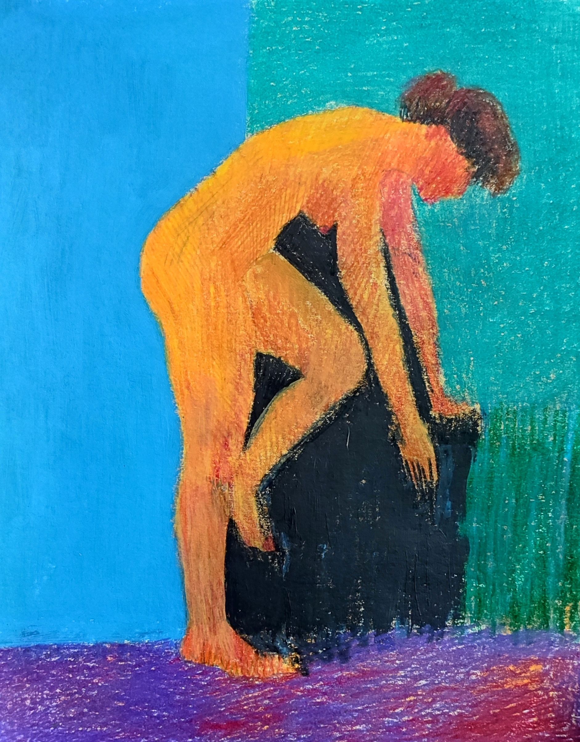 Дарья Петухова (Авторская графика - 
                  20 x 24 см) Натурщица