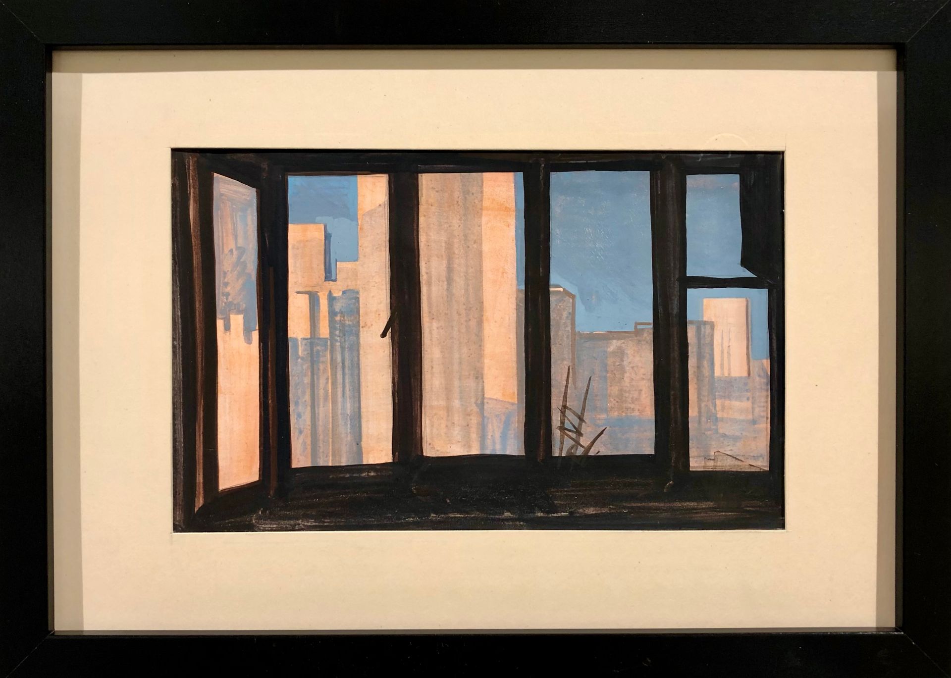 Ирина Зюськина (Авторская графика - 
                  30 x 20 см) Window II