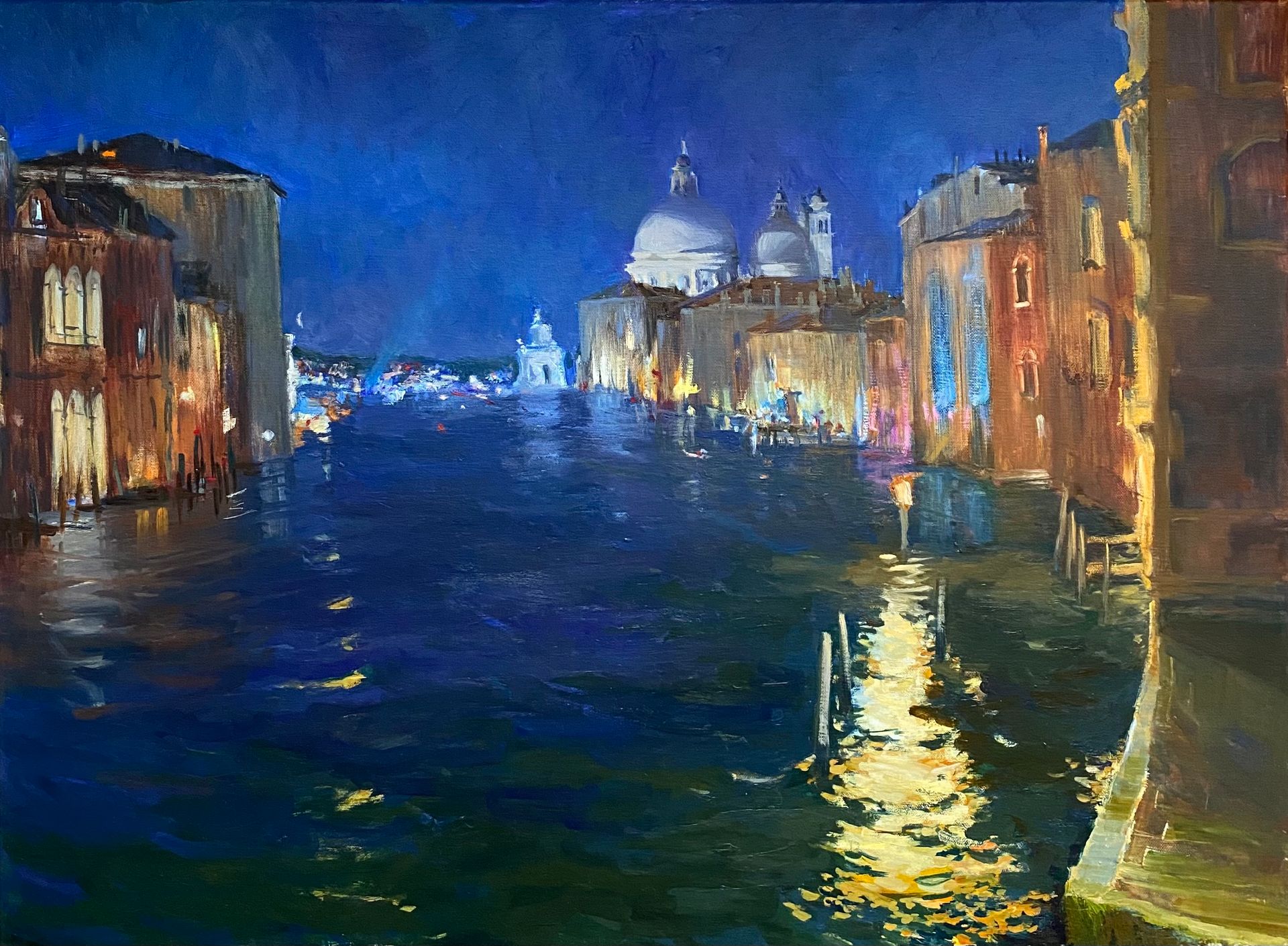 Наталья Журавлева (Картина, живопись - 
                  75 x 55 см) Мост Академии