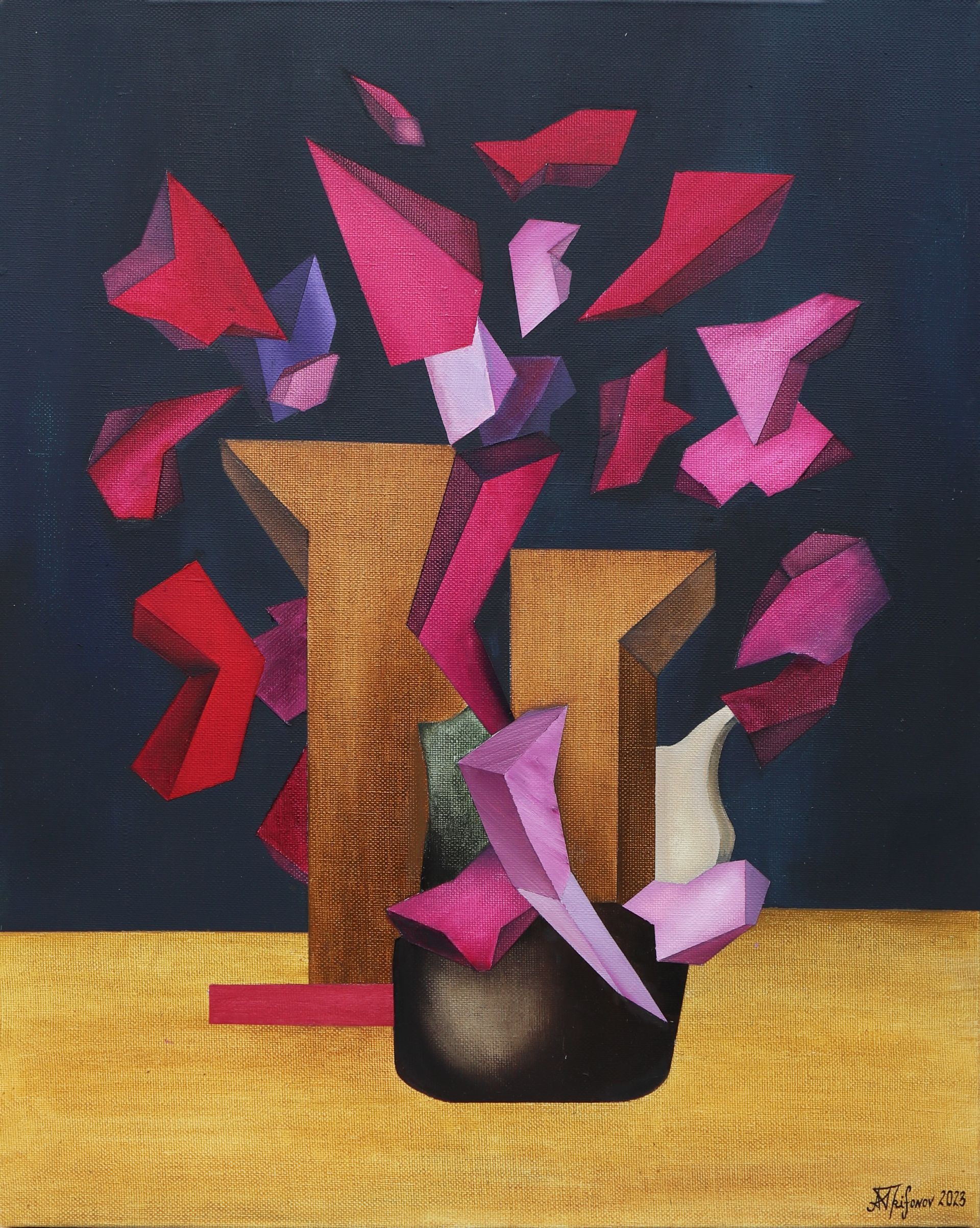 Александр Трифонов (Картина, живопись - 
                  80 x 100 см) Кристальные розы