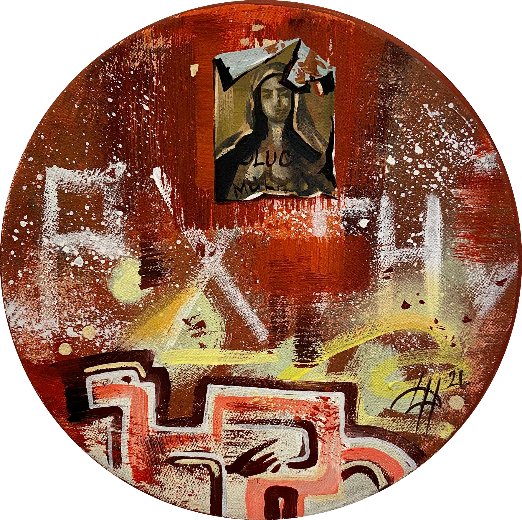 Динара Хёртнагль (Картина, живопись - 
                  20 x 20 см) Urban Naples