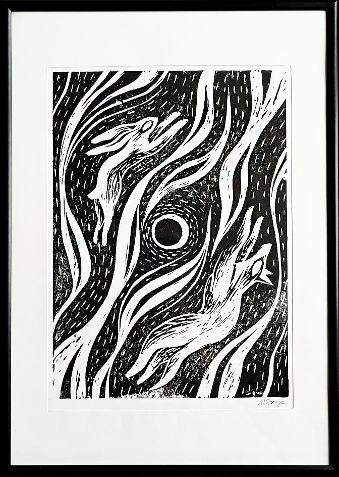 Мария Спроге (Графика печатная - 
                  21 x 29.7 см) Бег