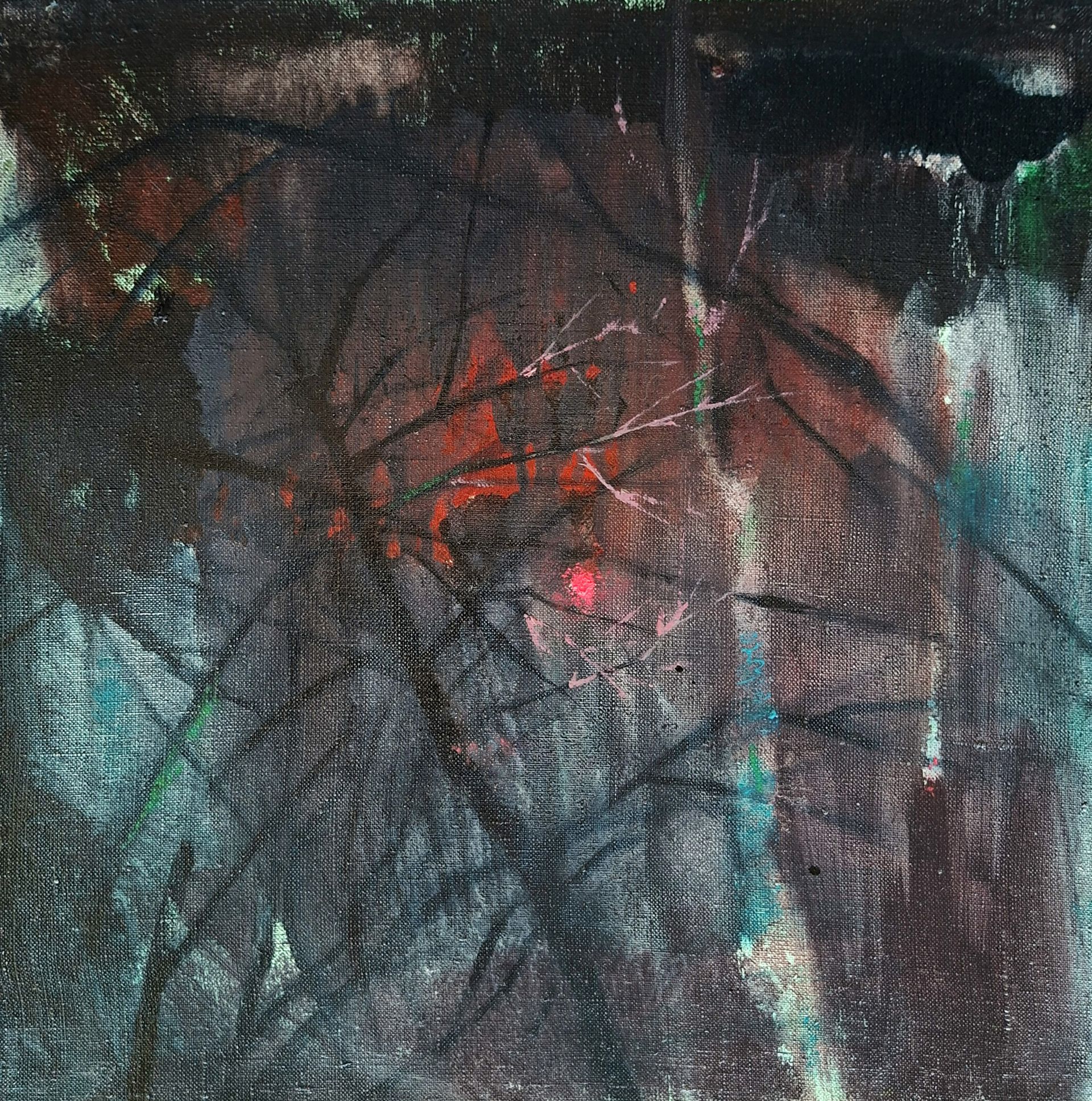 Ева Аракчеева (Картина, живопись - 
                  40 x 40 см) Разлитые сумерки