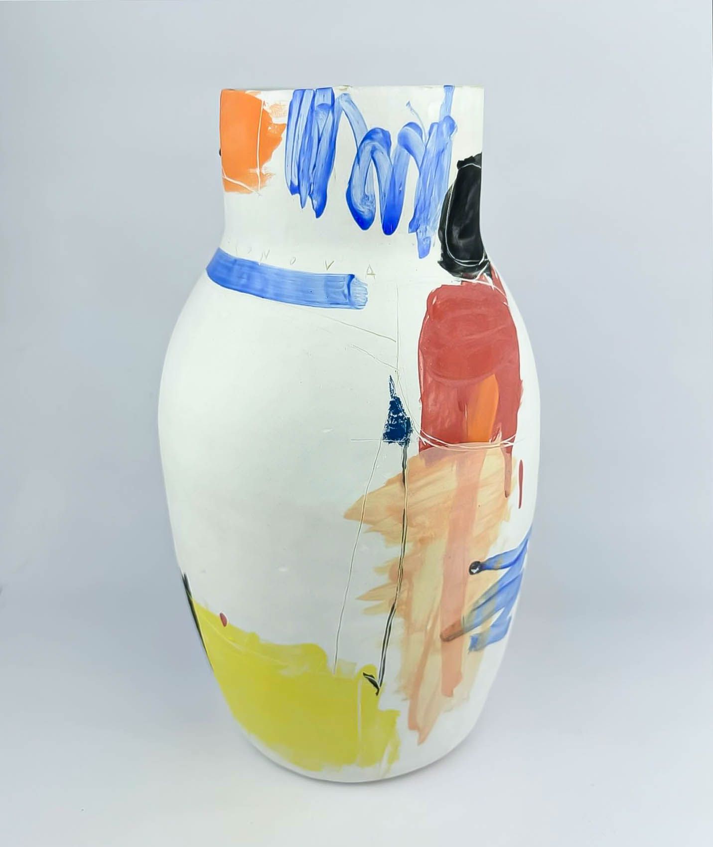 Мария Софронова (Скульптура - 
                  25 x 35 см) BLUE LINE vase