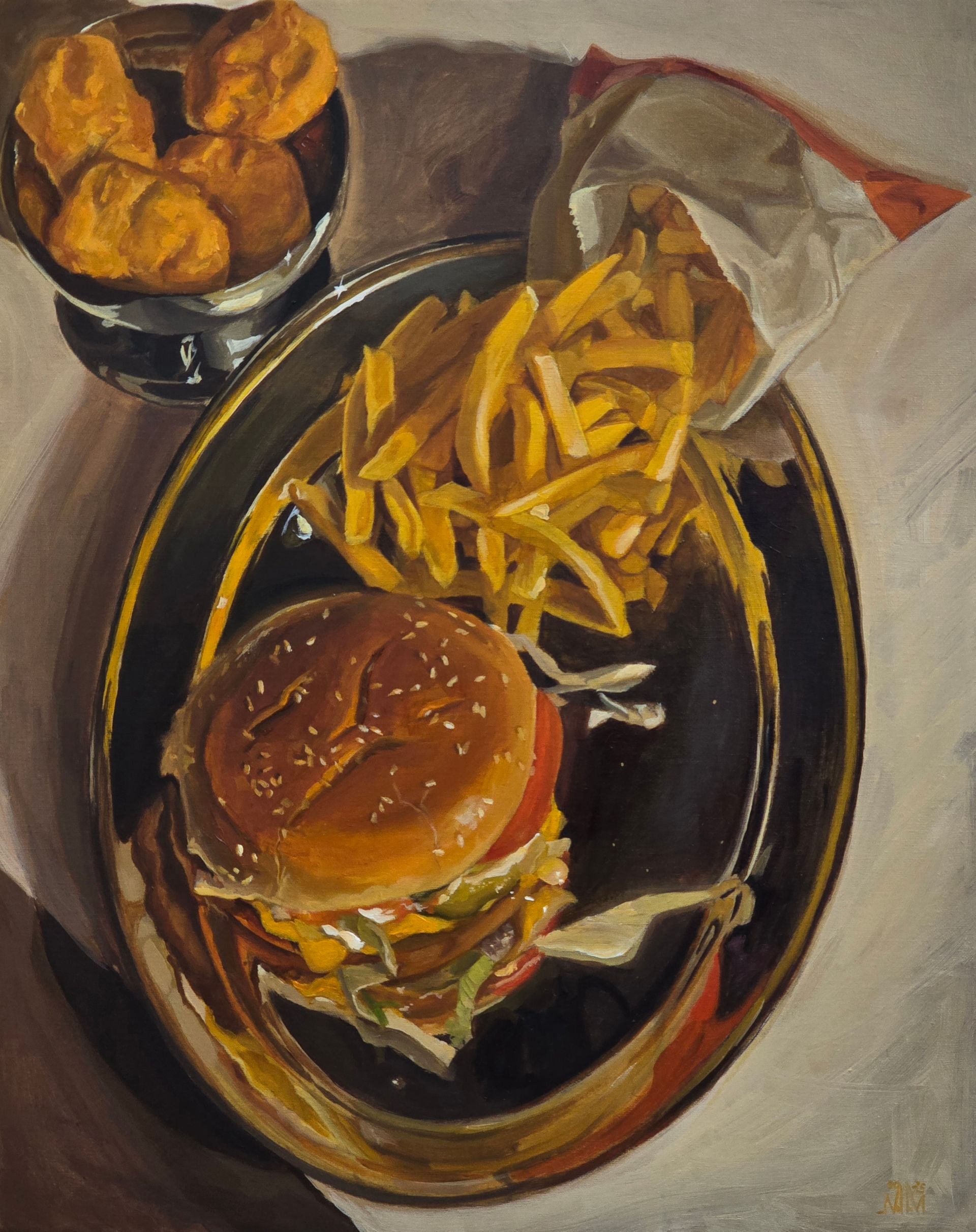 Мария Максимова (Картина, живопись - 
                  40 x 50 см) LUNCH VI