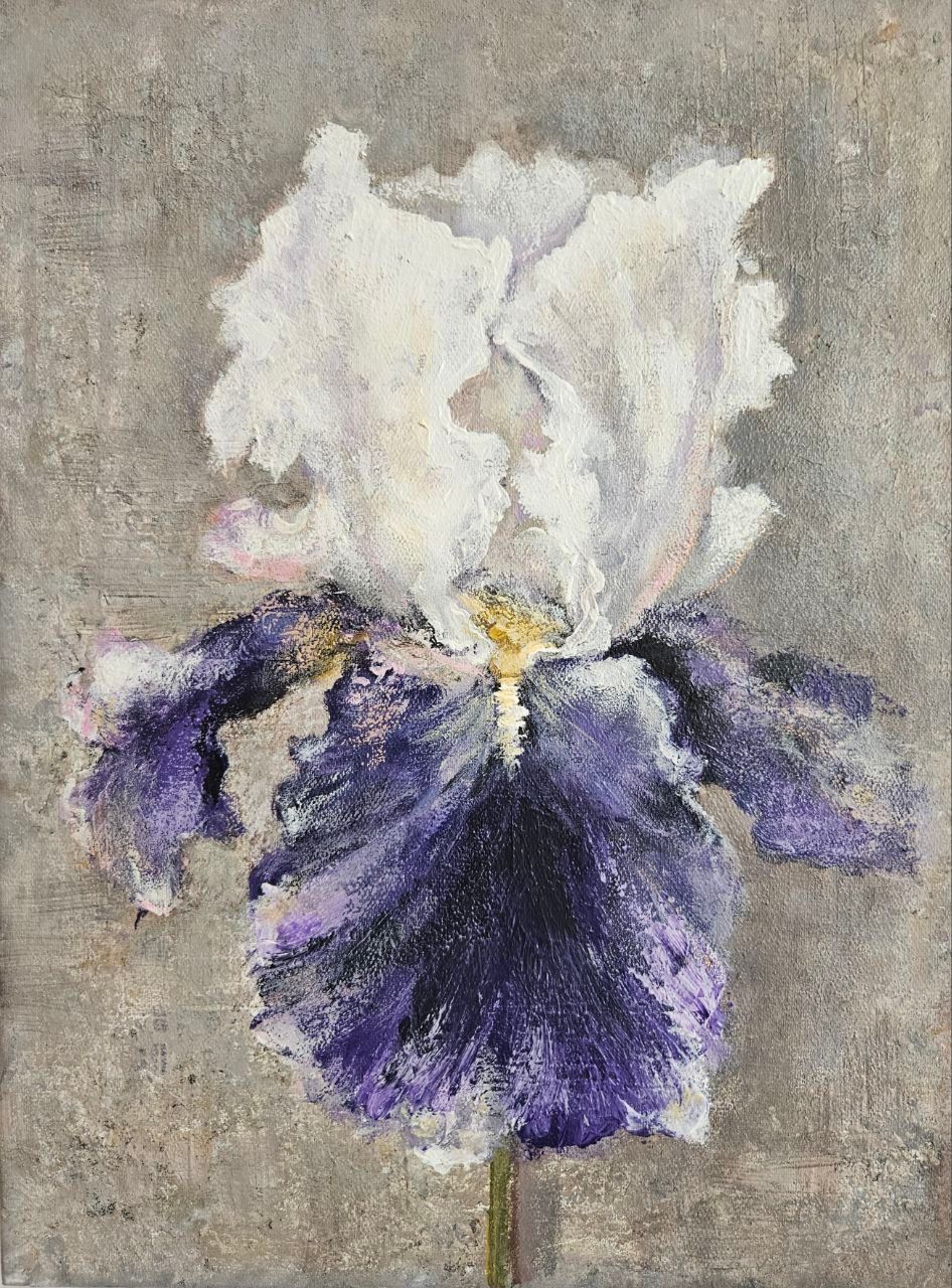 Людмила Пономарева (Картина, живопись - 
                  30 x 40 см) Ирис #2