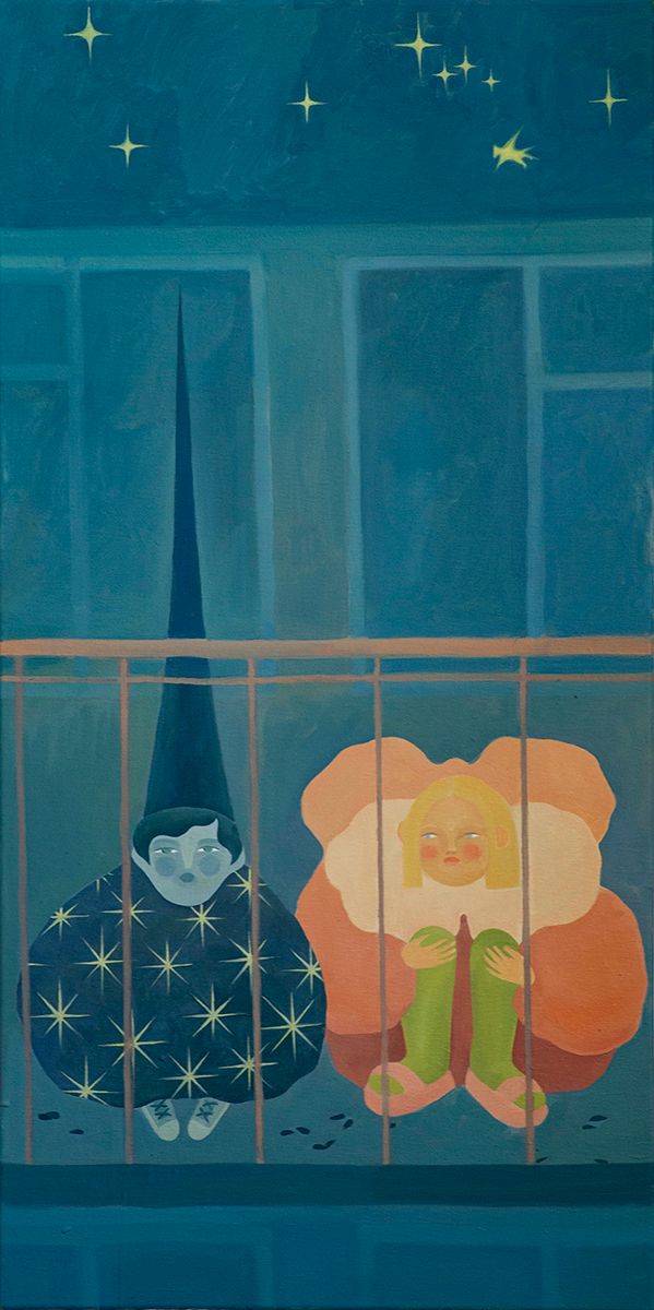 Настя Лимонова (Картина, живопись - 
                  60 x 90 см) Звездочеты