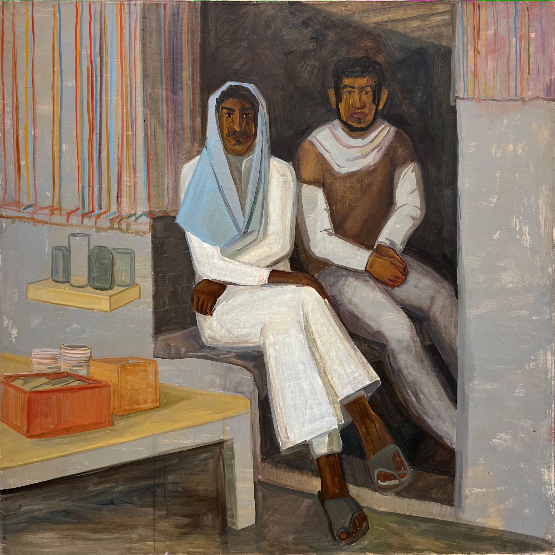 Анастасия Омельченко (Картина, живопись - 
                  130 x 130 см) Бедуины