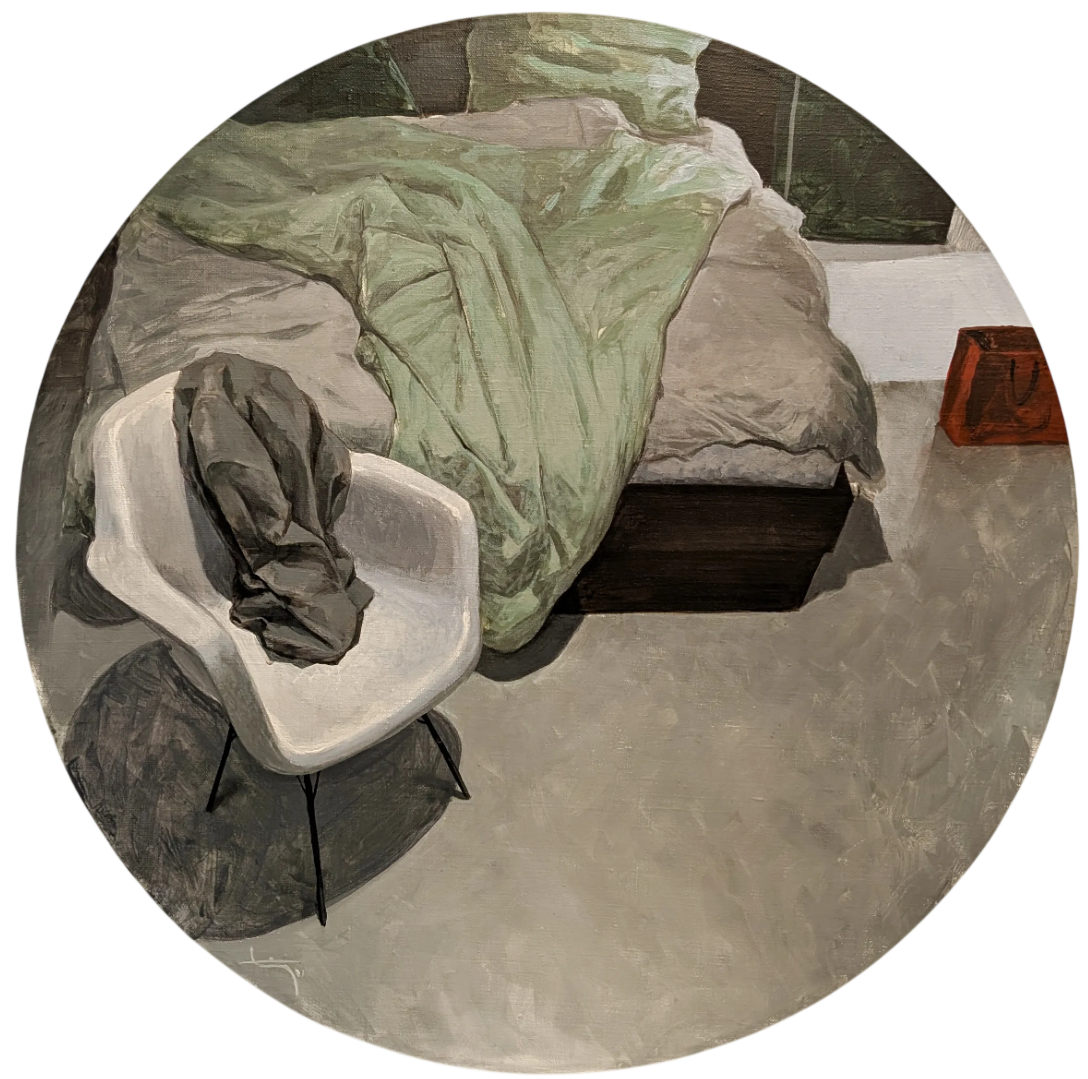 Петр Бизар (Картина, живопись - 
                  60 x 60 см) Серый 2