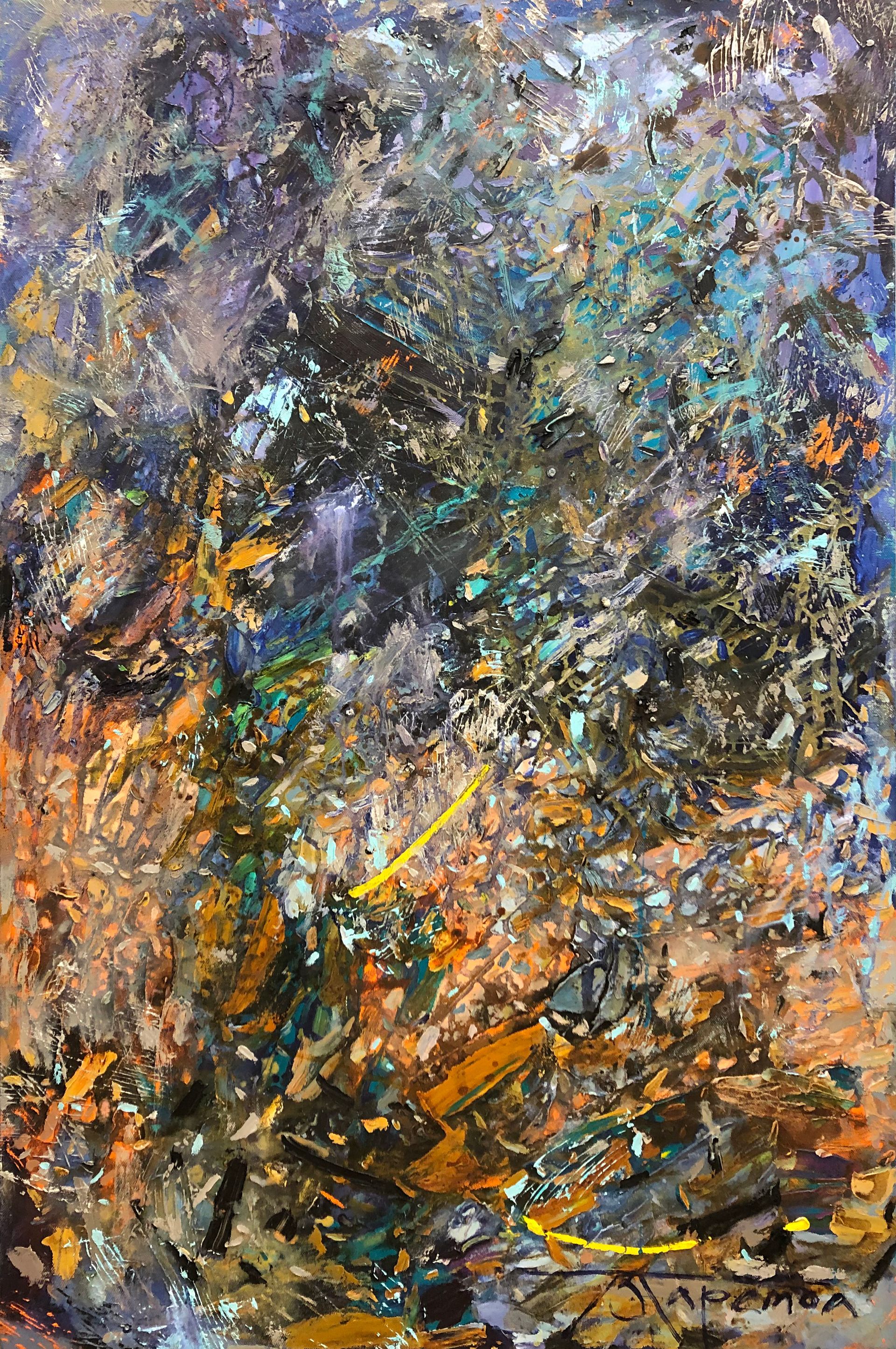 Полина Заремба (Картина, живопись - 
                  80 x 120 см) Вечер