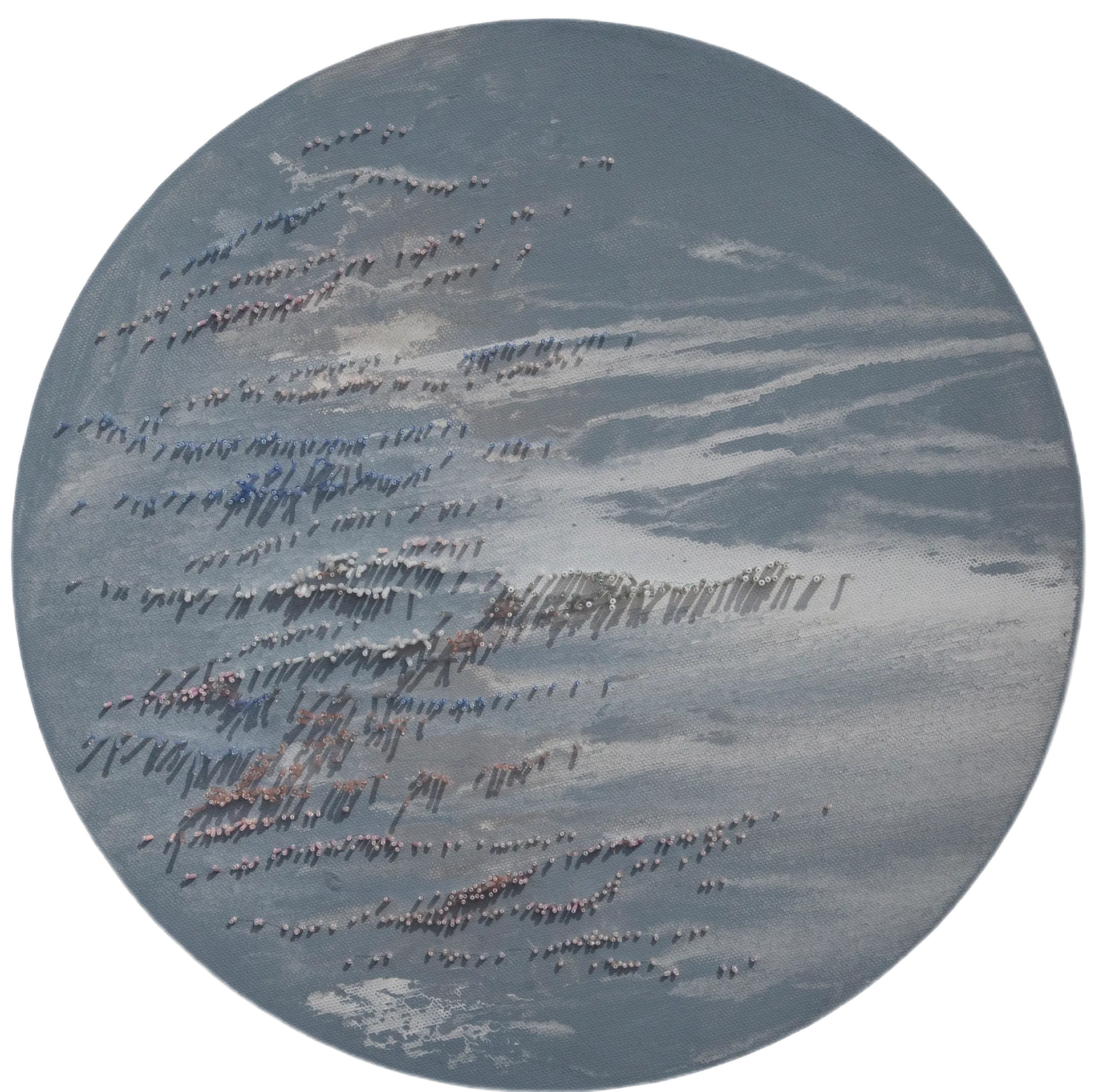 Елизавета Журавлева (Картина, живопись - 
                  40 x 40 см) Экзопланета Проксима Центавра