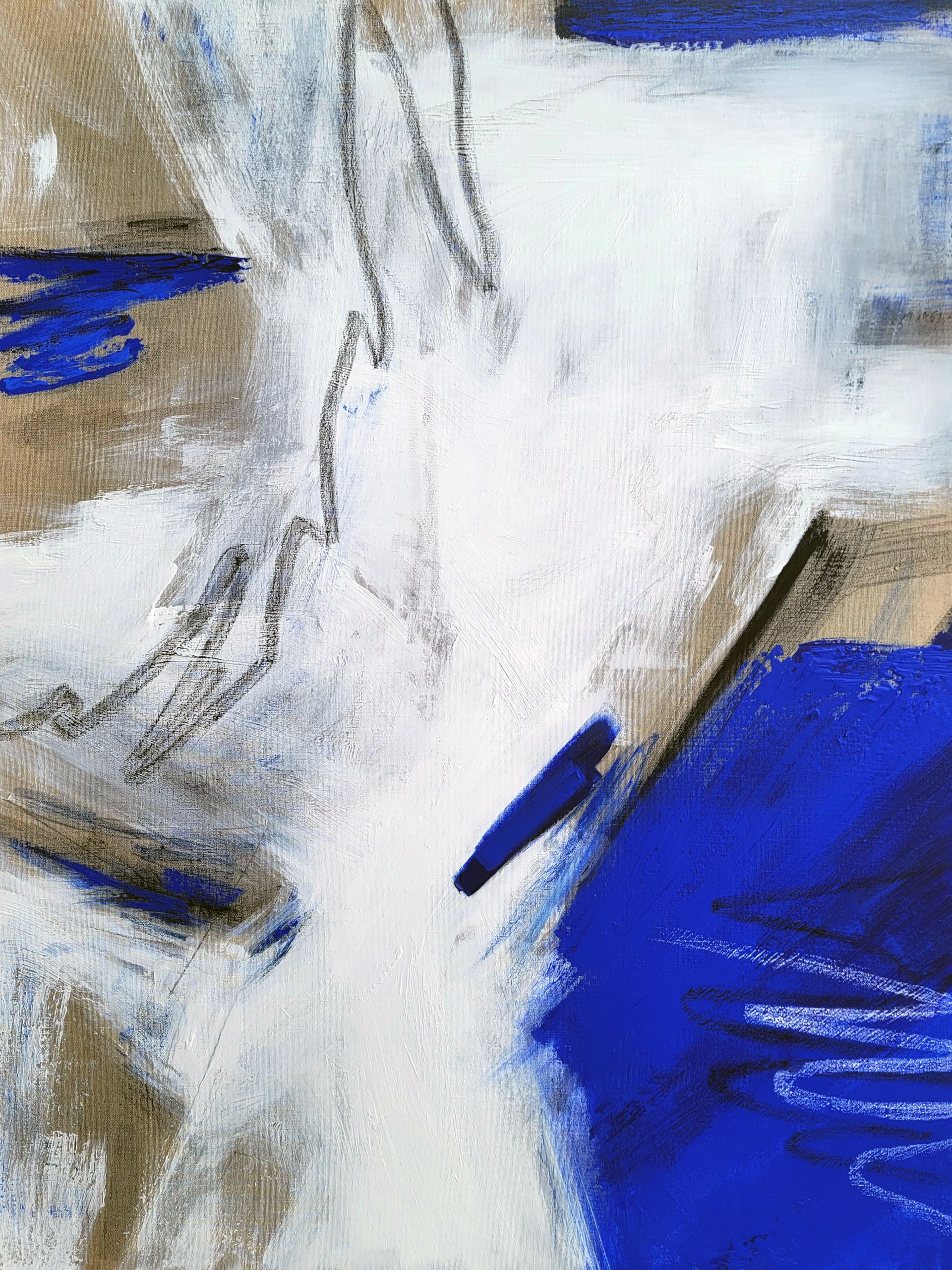 Татьяна Кирикова (Картина, живопись - 
                  90 x 120 см) Royal Blue №5
