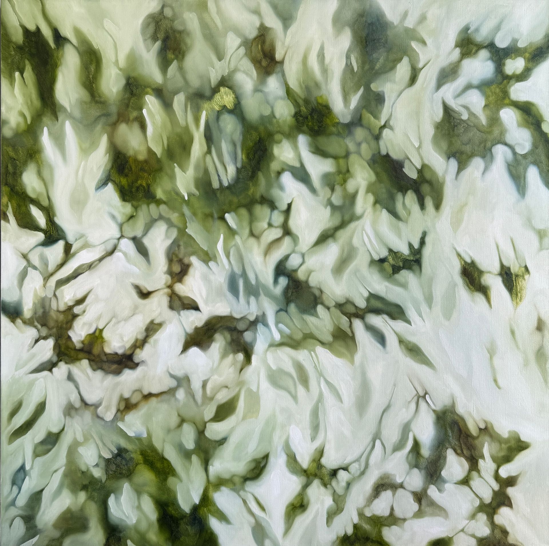 Инна Сумина (Картина, живопись - 
                  100 x 100 см) Вдохновение утра