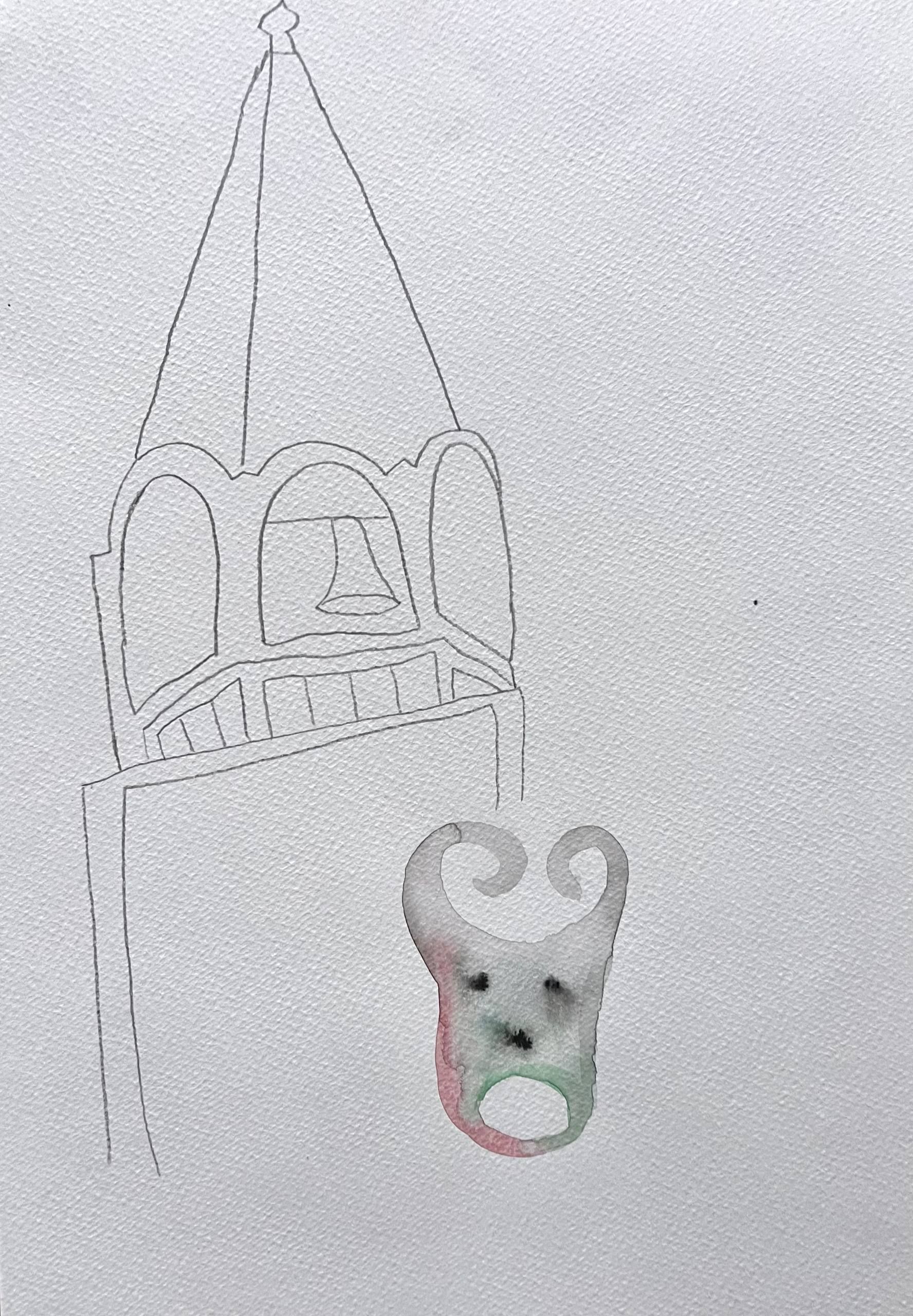 Лина Кордюченко (Авторская графика - 
                  20 x 30 см) Зверь Коломенский