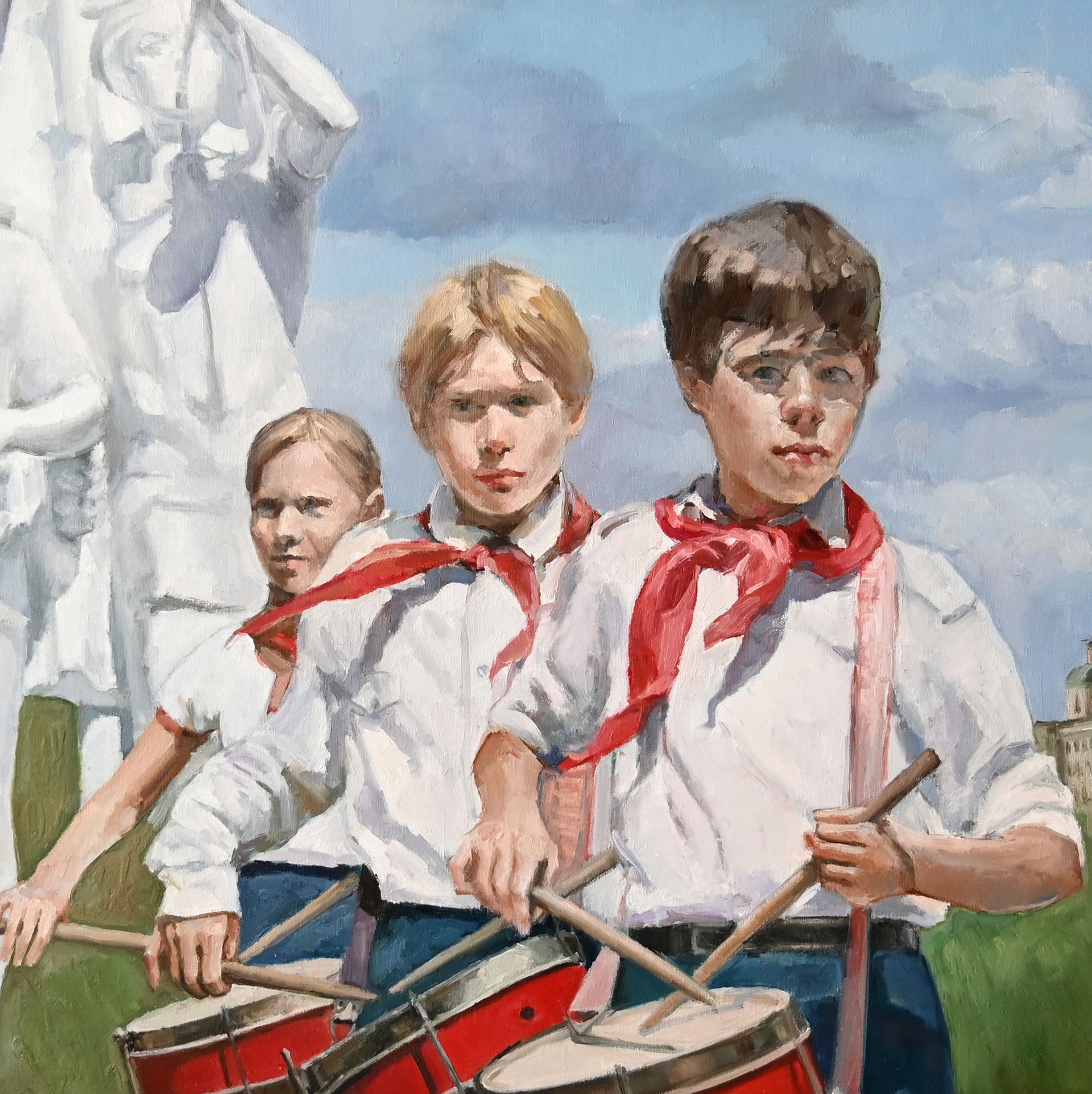 Анна Белан (Картина, живопись - 
                  90 x 90 см) Ритм