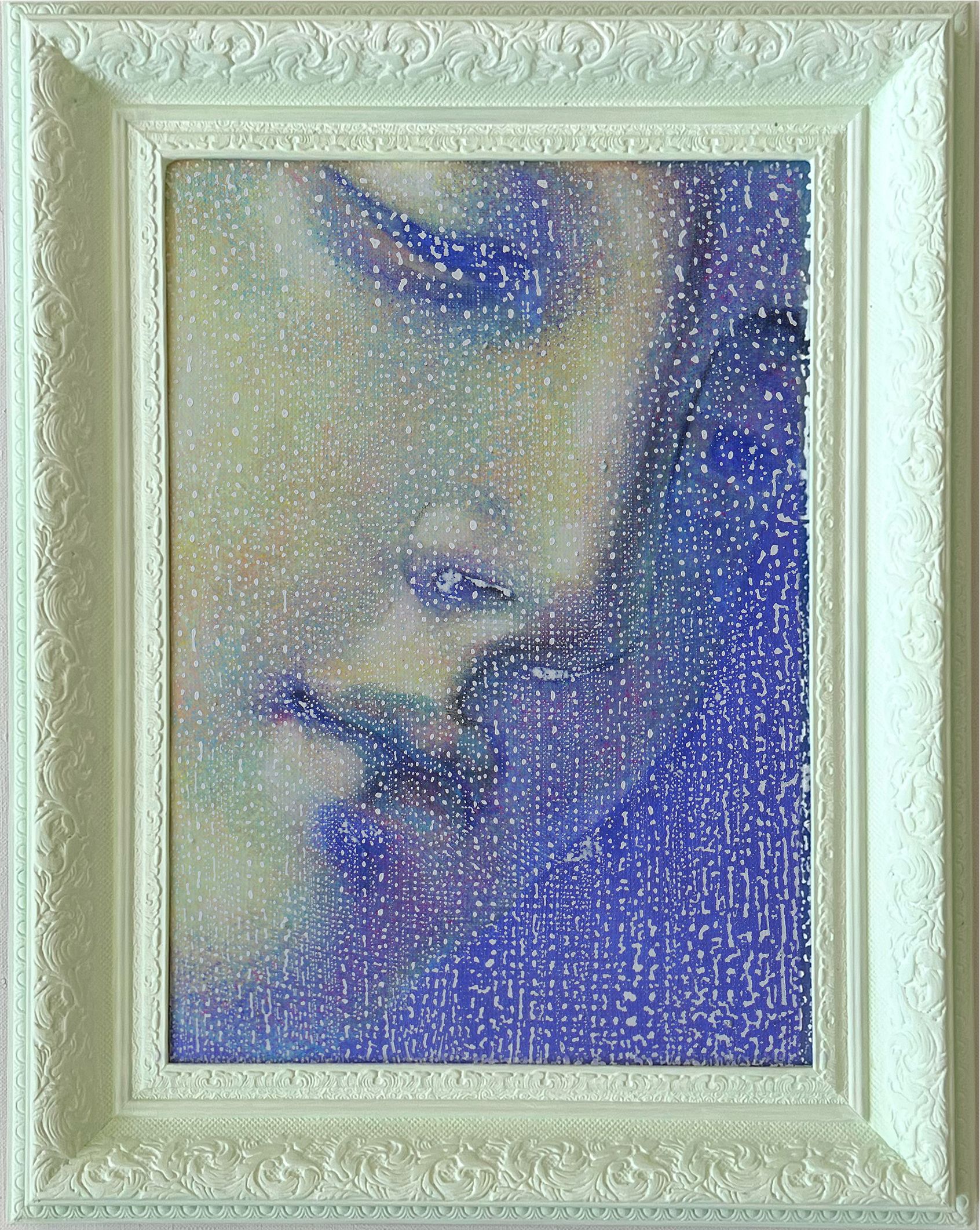 Ольга Рикун (Картина, живопись - 
                  36 x 46 см) Drops. Оммаж Бронзино