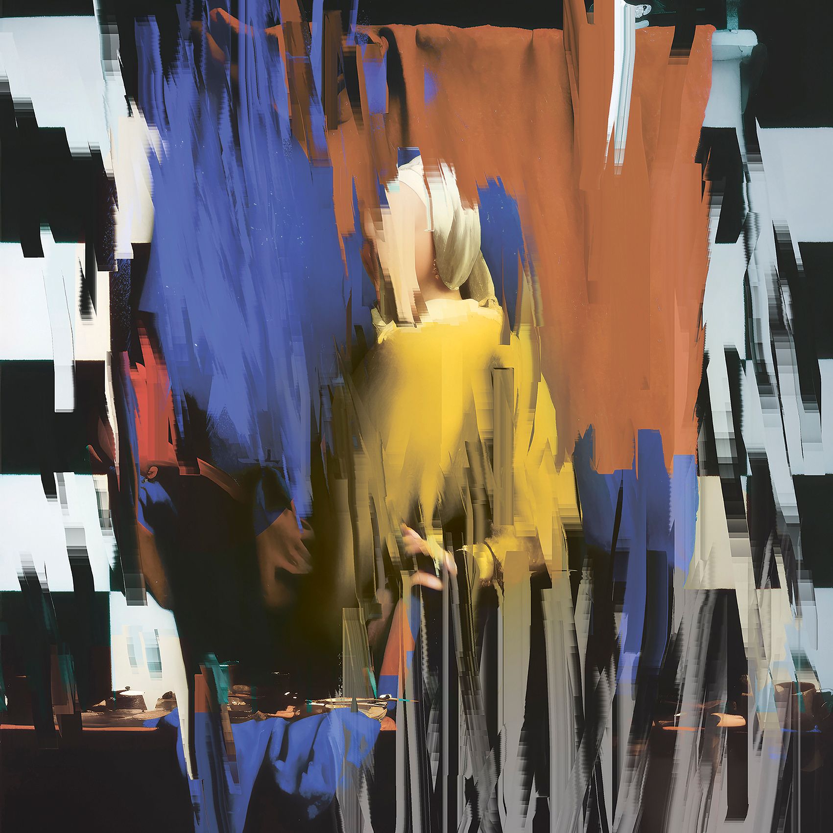 Иван Намулат (Картина, живопись - 
                  60 x 60 см) Нидерландский Pixel Art