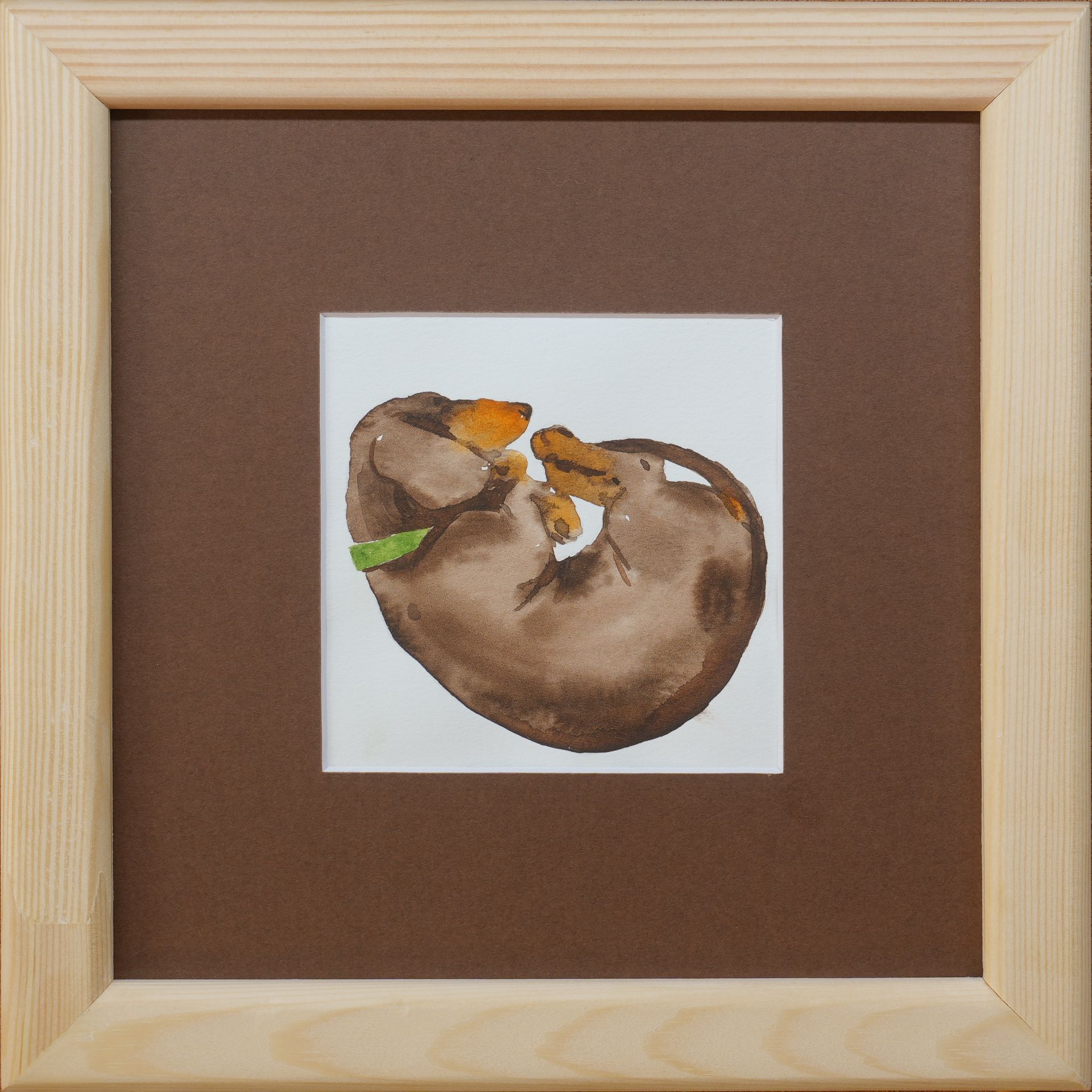 Valentine Solonski (Авторская графика - 
                  23.5 x 23.5 см) Охотничьи сны